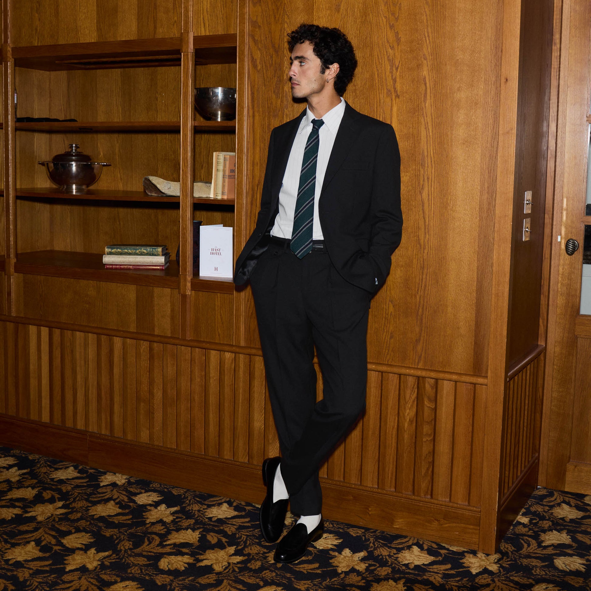 Veste en laine noire