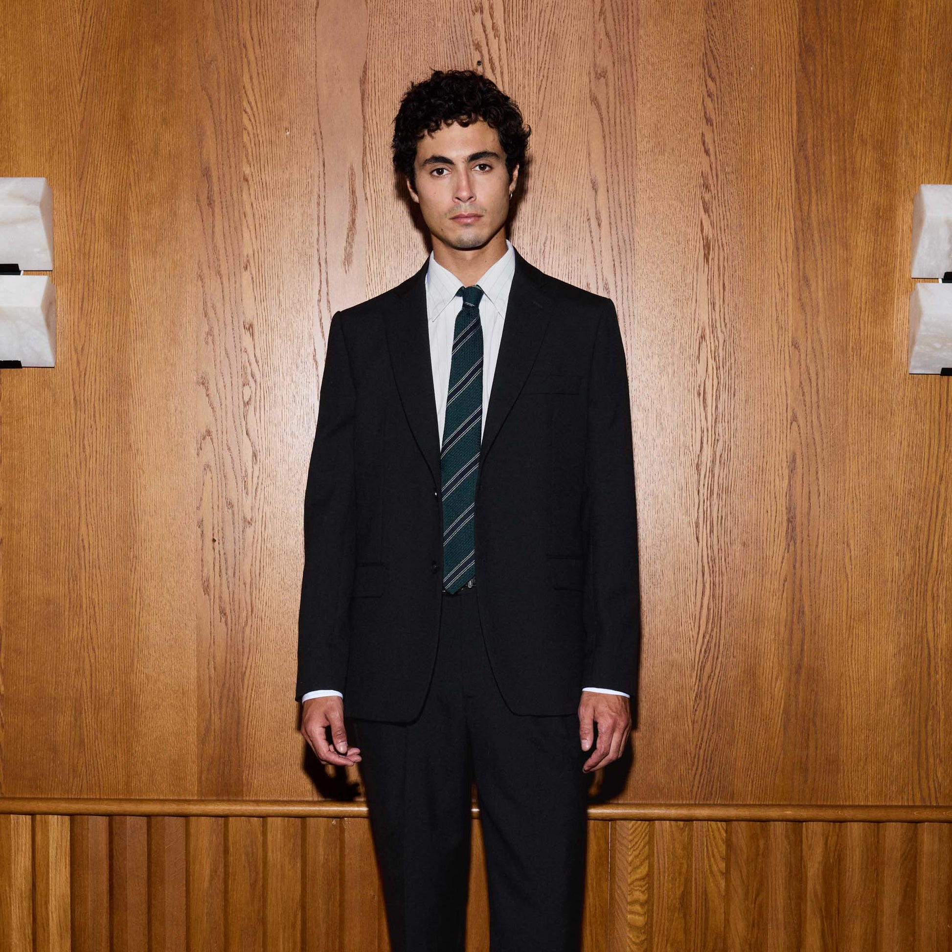 Veste en laine noire