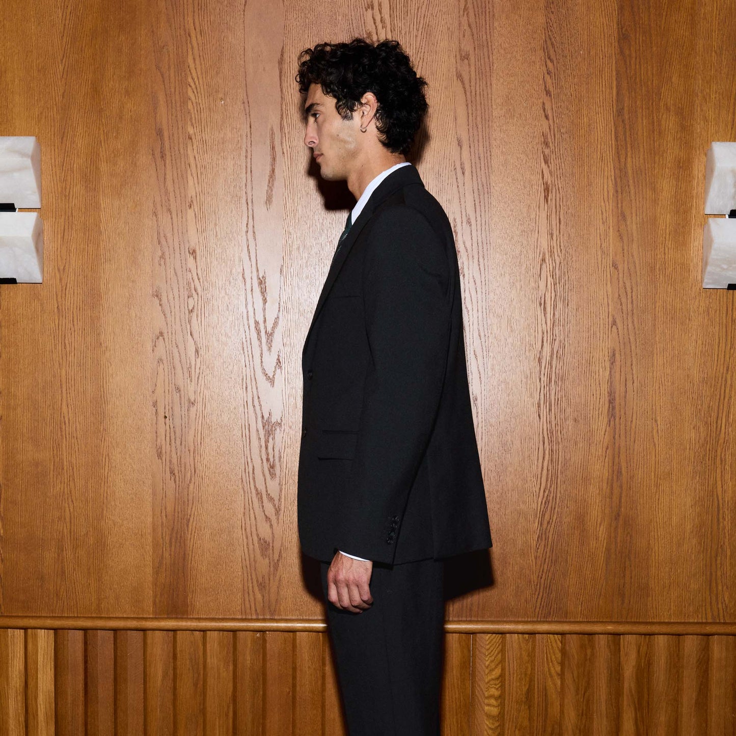 Veste en laine noire