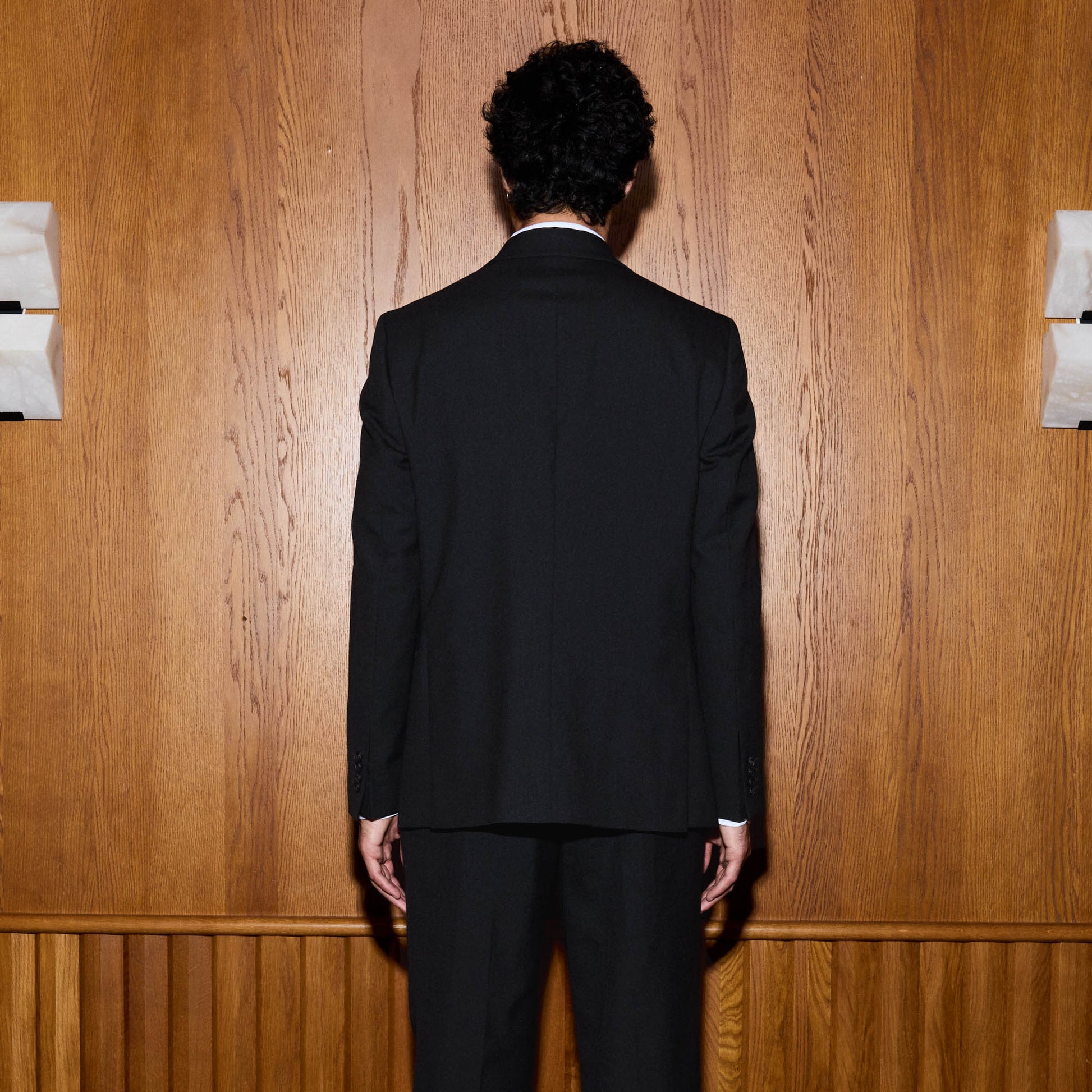 Veste en laine noire