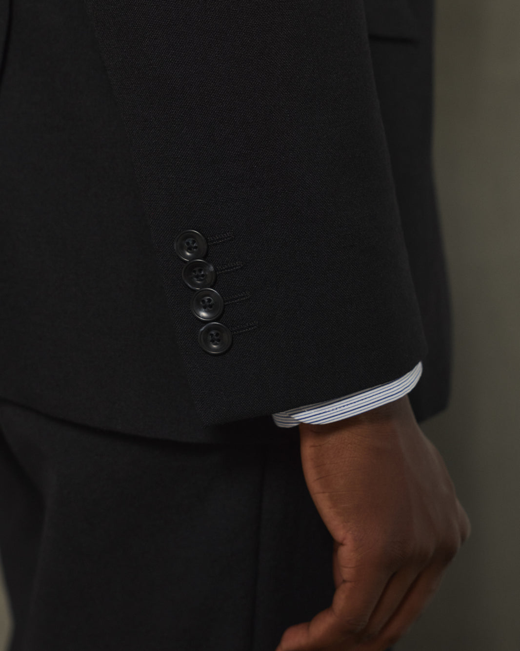 Veste en laine noire