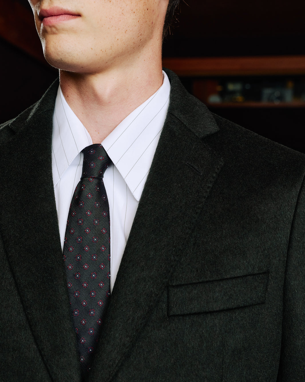 Veste en laine Loden vert