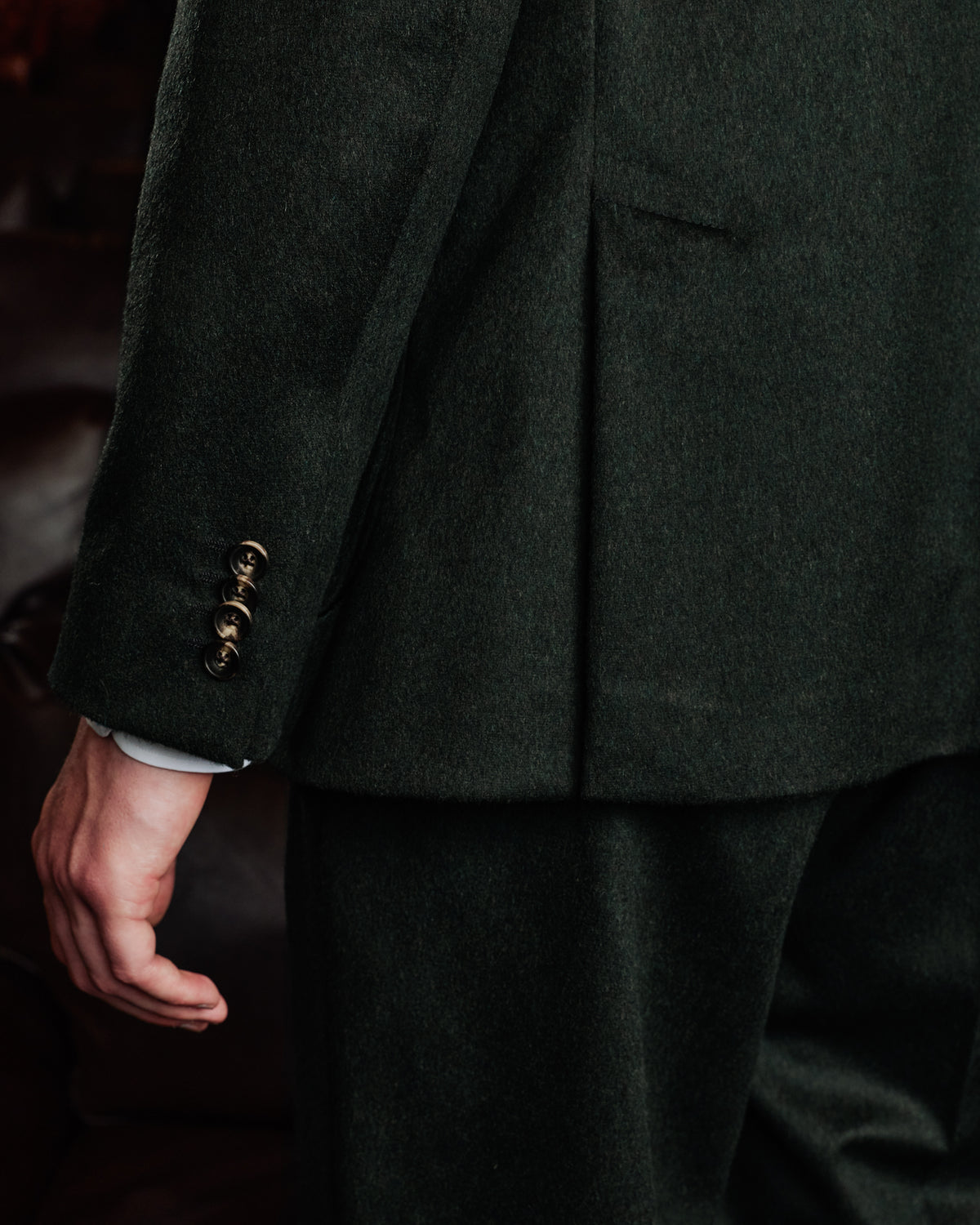 Green Loden wool jacket