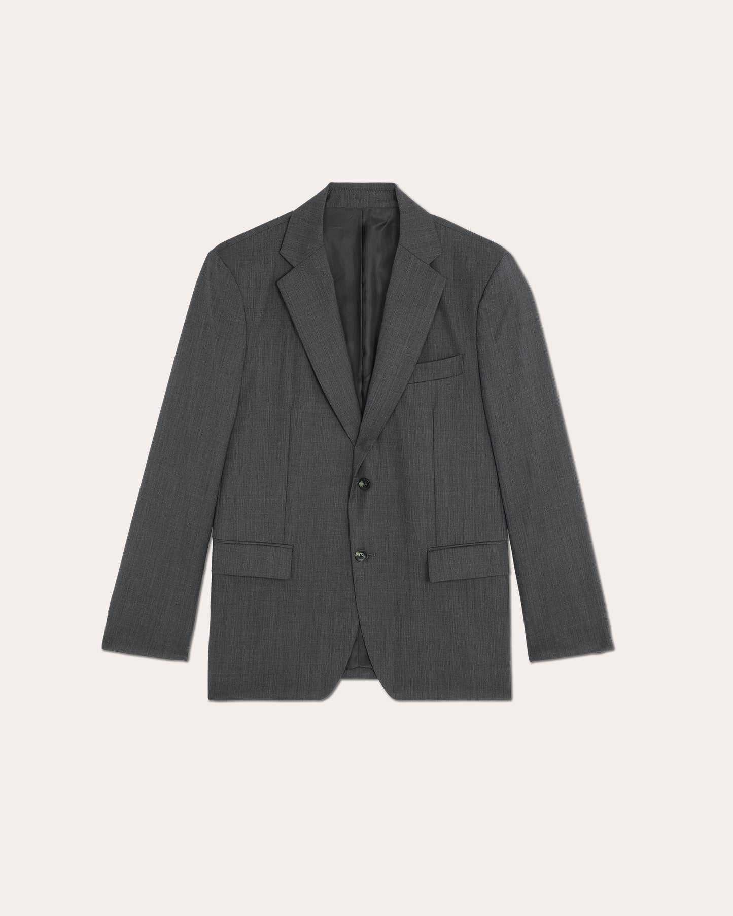 Grey wool formal jacket