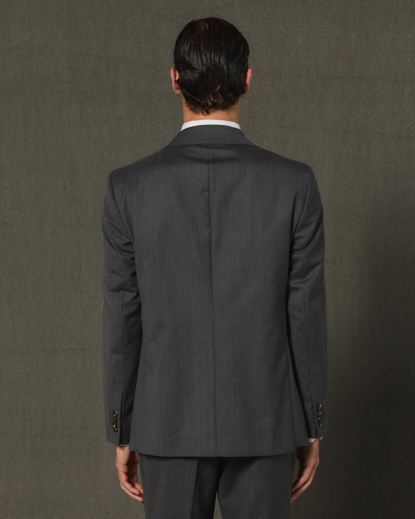 Grey wool formal jacket