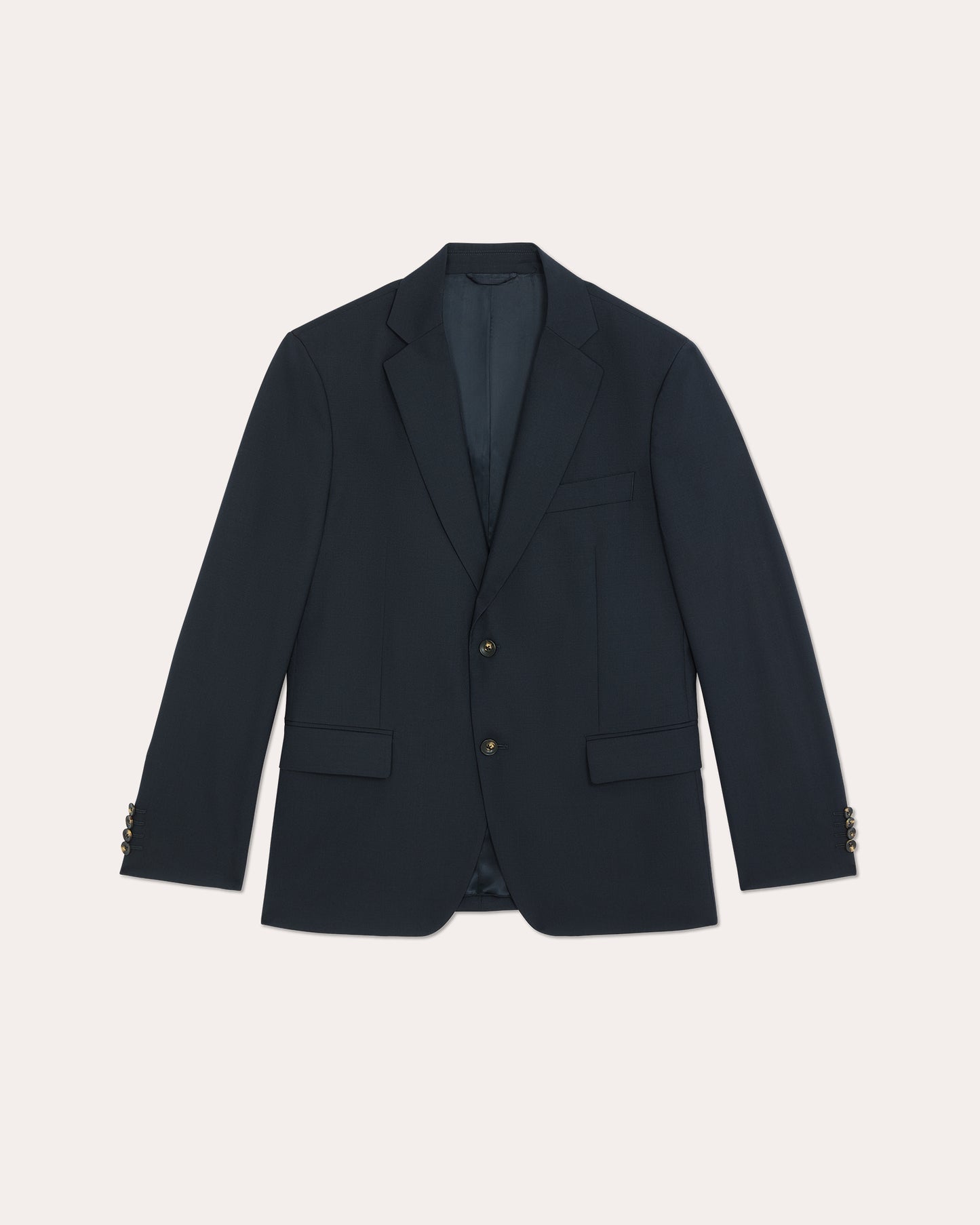 Formal navy wool jacket