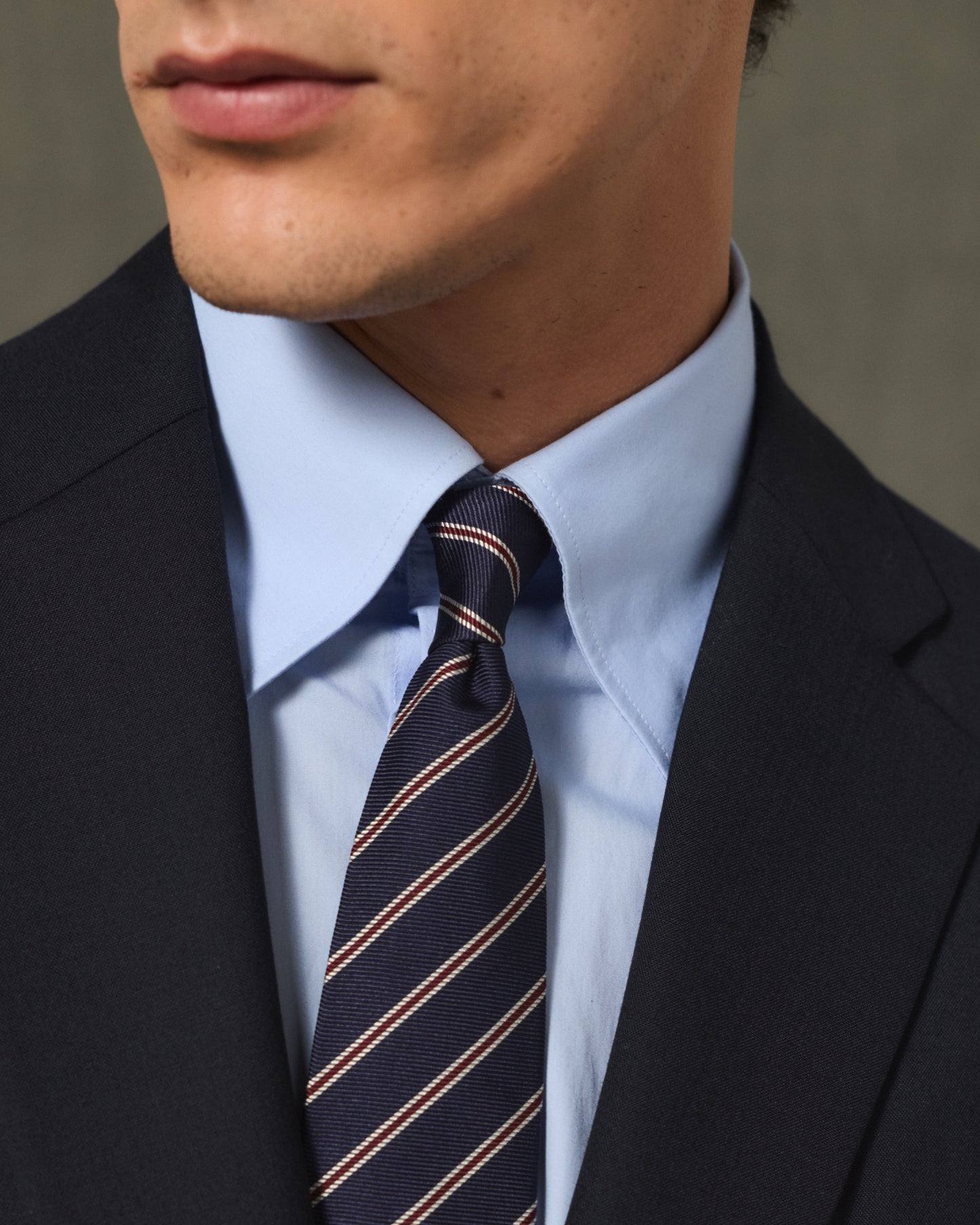 Formal navy wool jacket