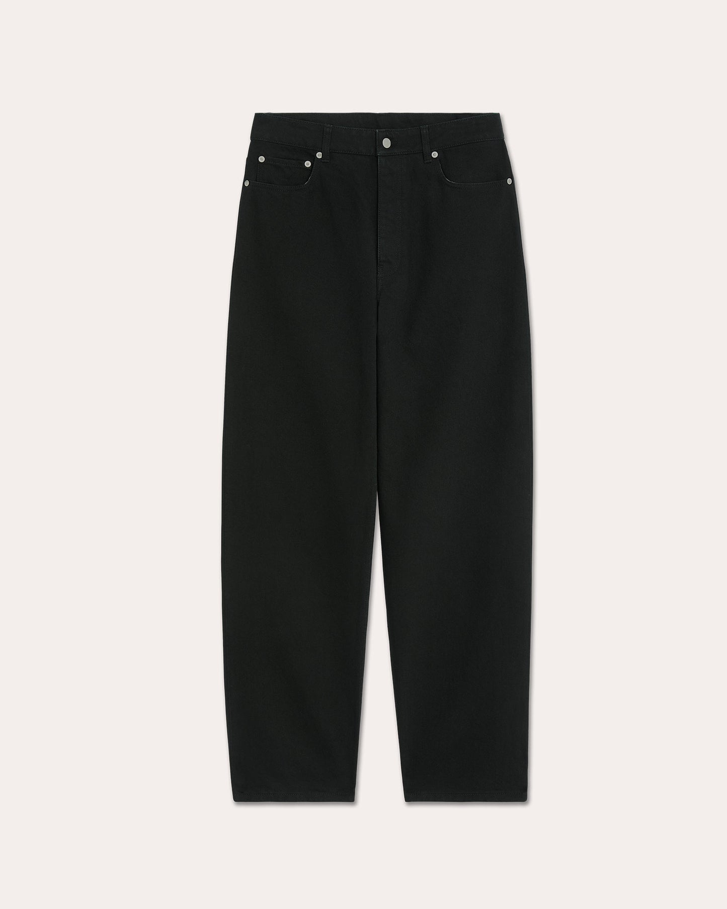 Jean noir en coton italien