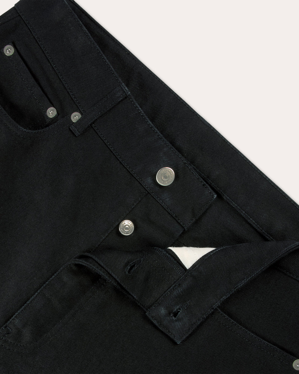 Jean noir en coton italien