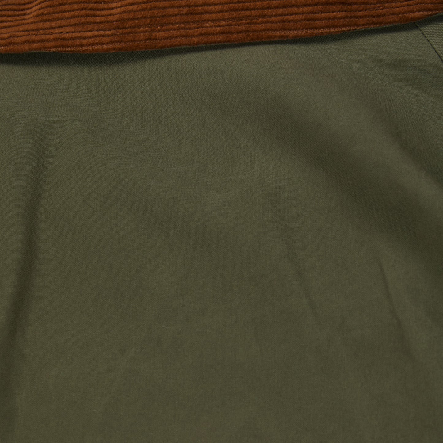 Blouson en coton ciré vert