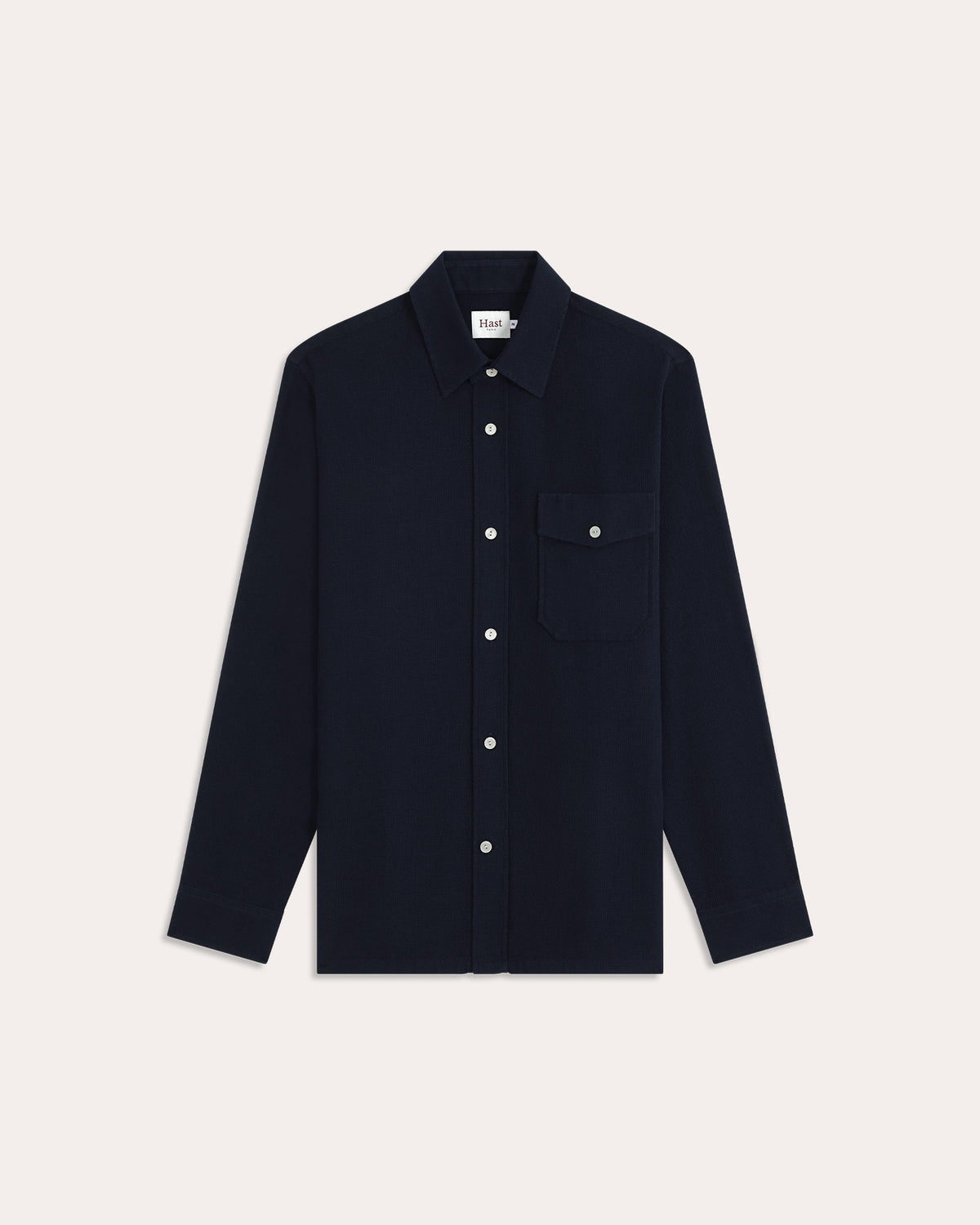 Surchemise en coton épais bleu marine