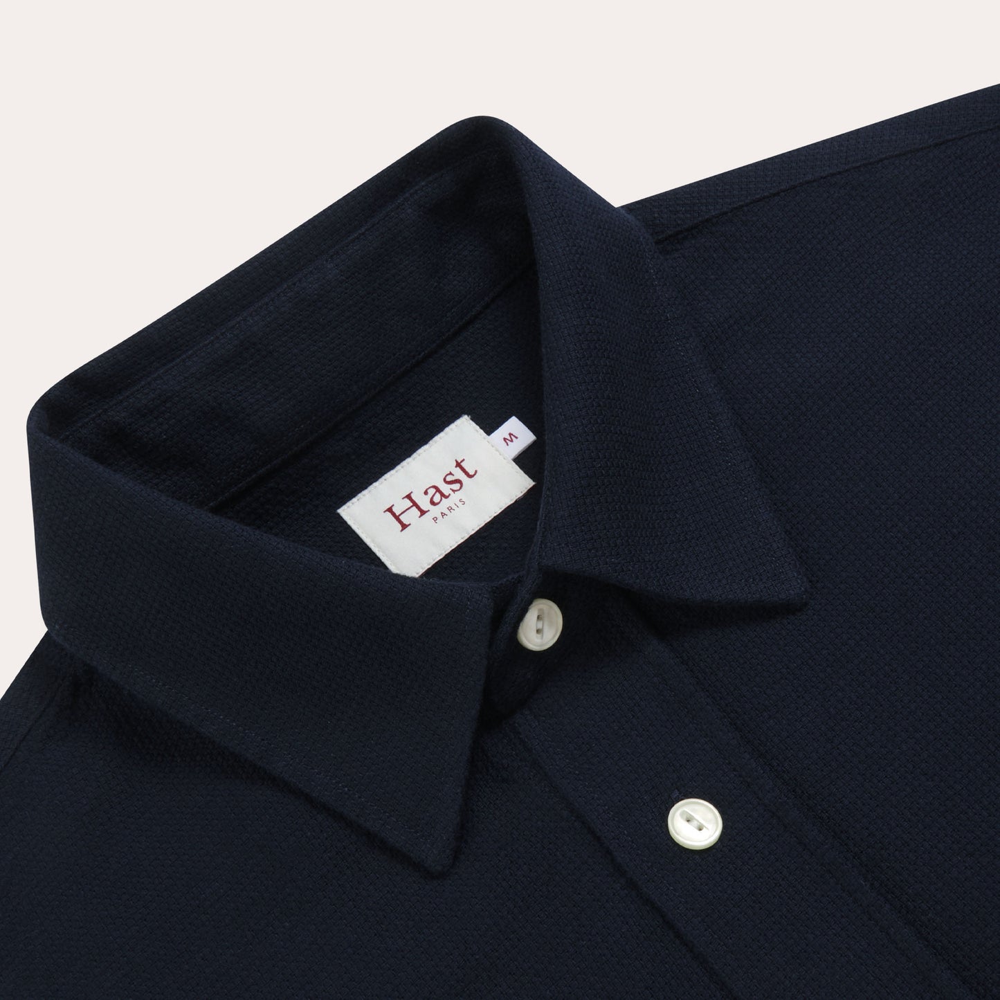 Navy blue heavy cotton overshirt