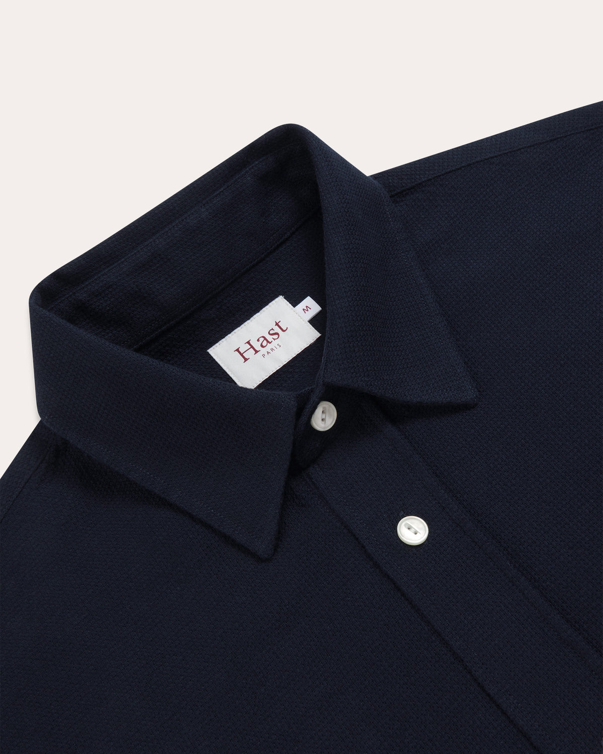 Surchemise en coton épais bleu marine