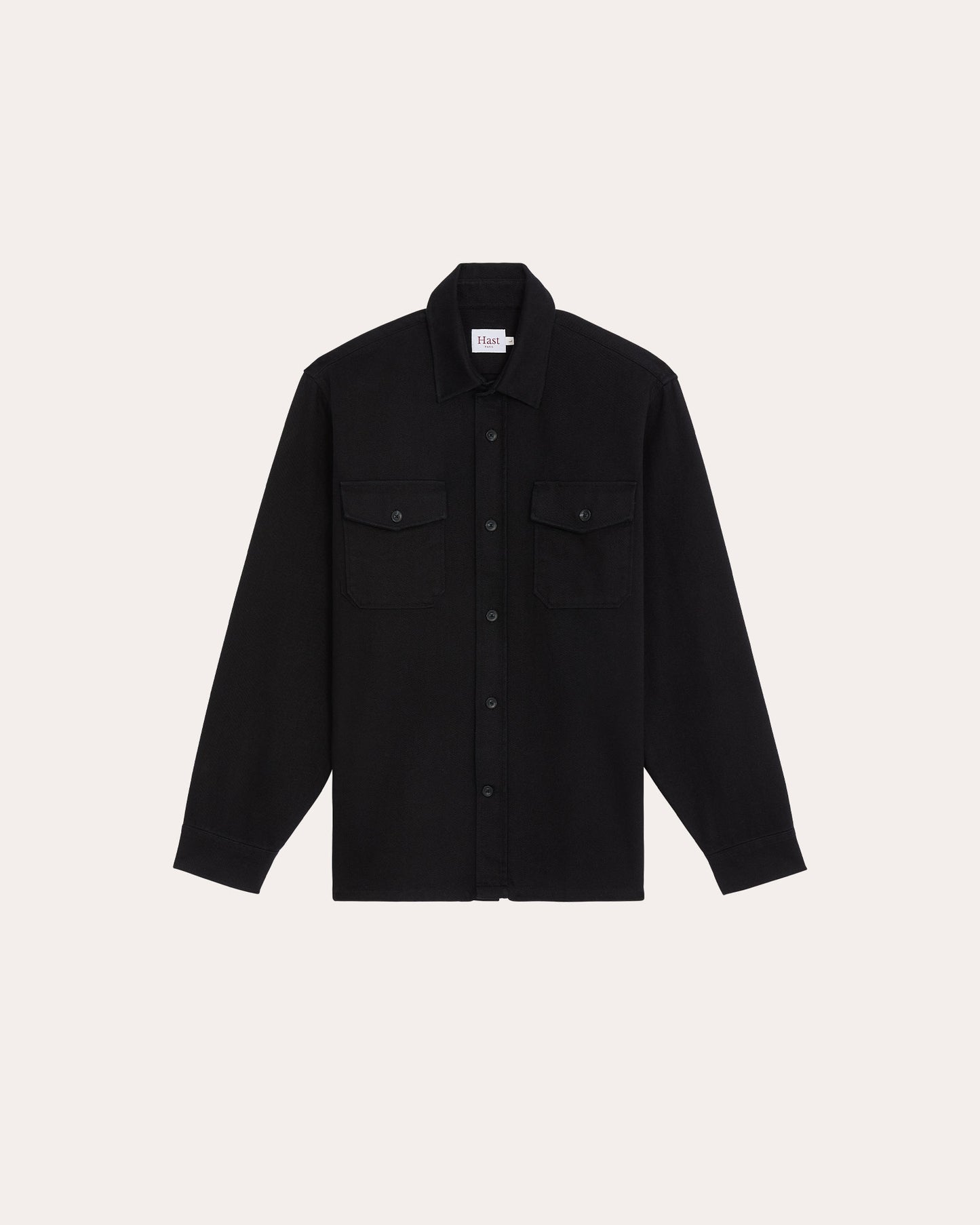 Surchemise en coton noir