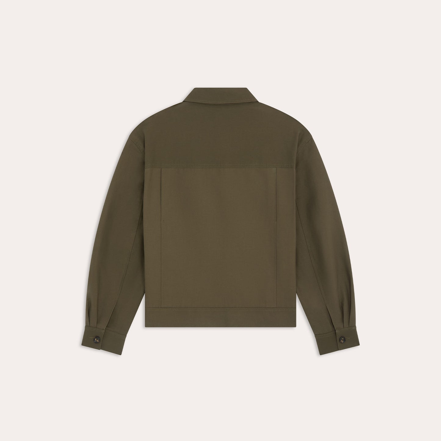 Blouson en coton kaki