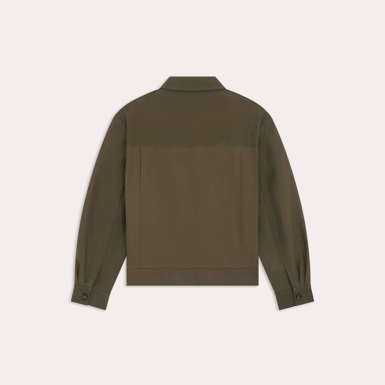 Blouson en coton kaki