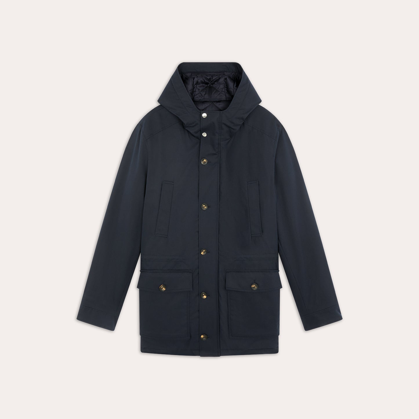 La Parka bleu marine 100% naturelle