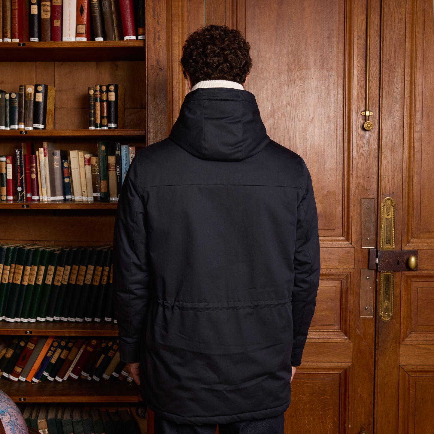 La Parka bleu marine 100% naturelle