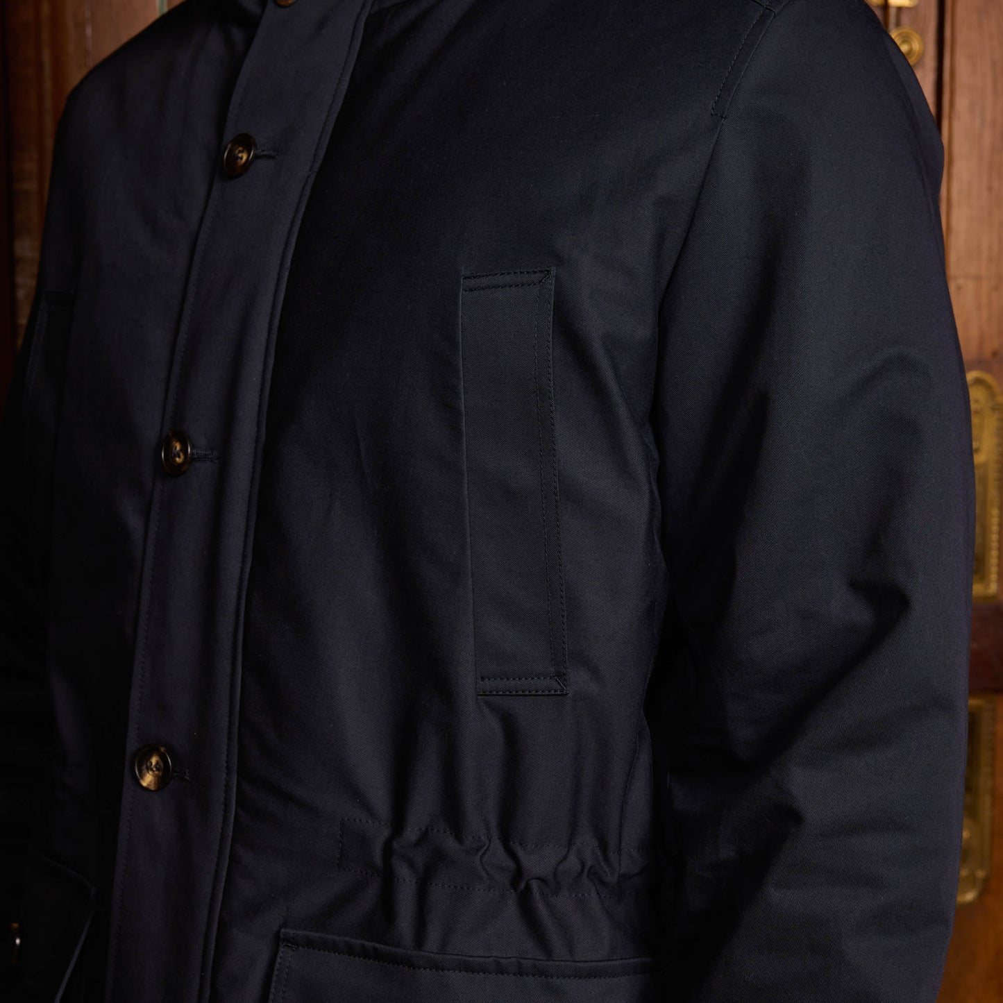 La Parka bleu marine 100% naturelle