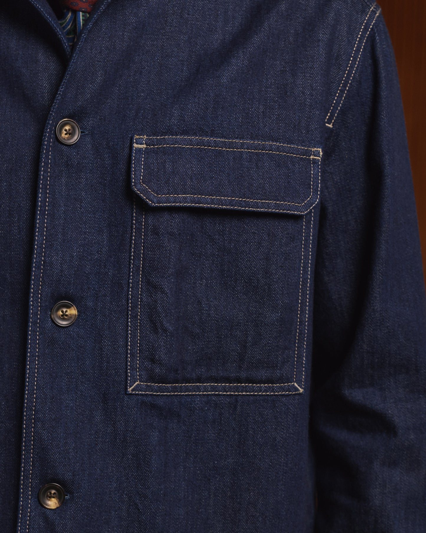 Blouson en denim italien