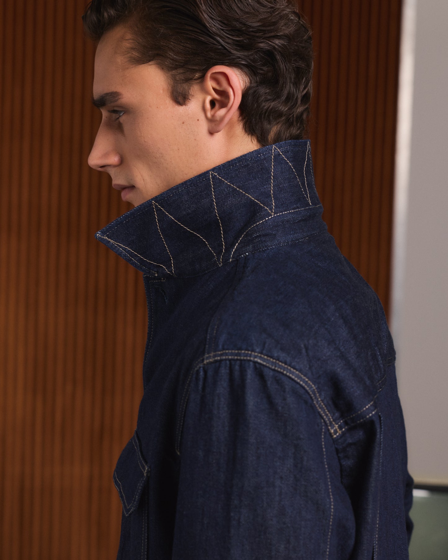 Blouson en denim italien