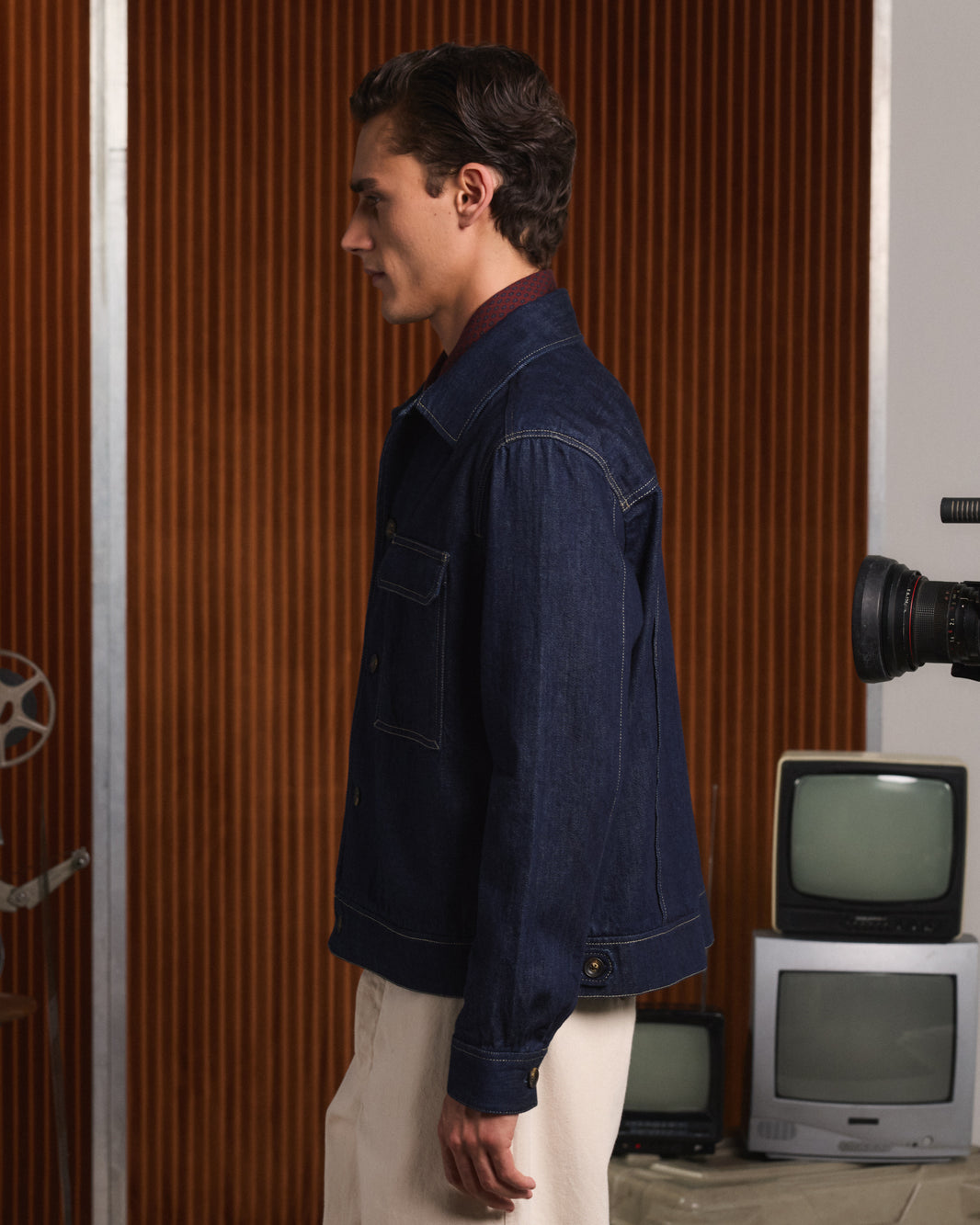 Blouson en denim italien