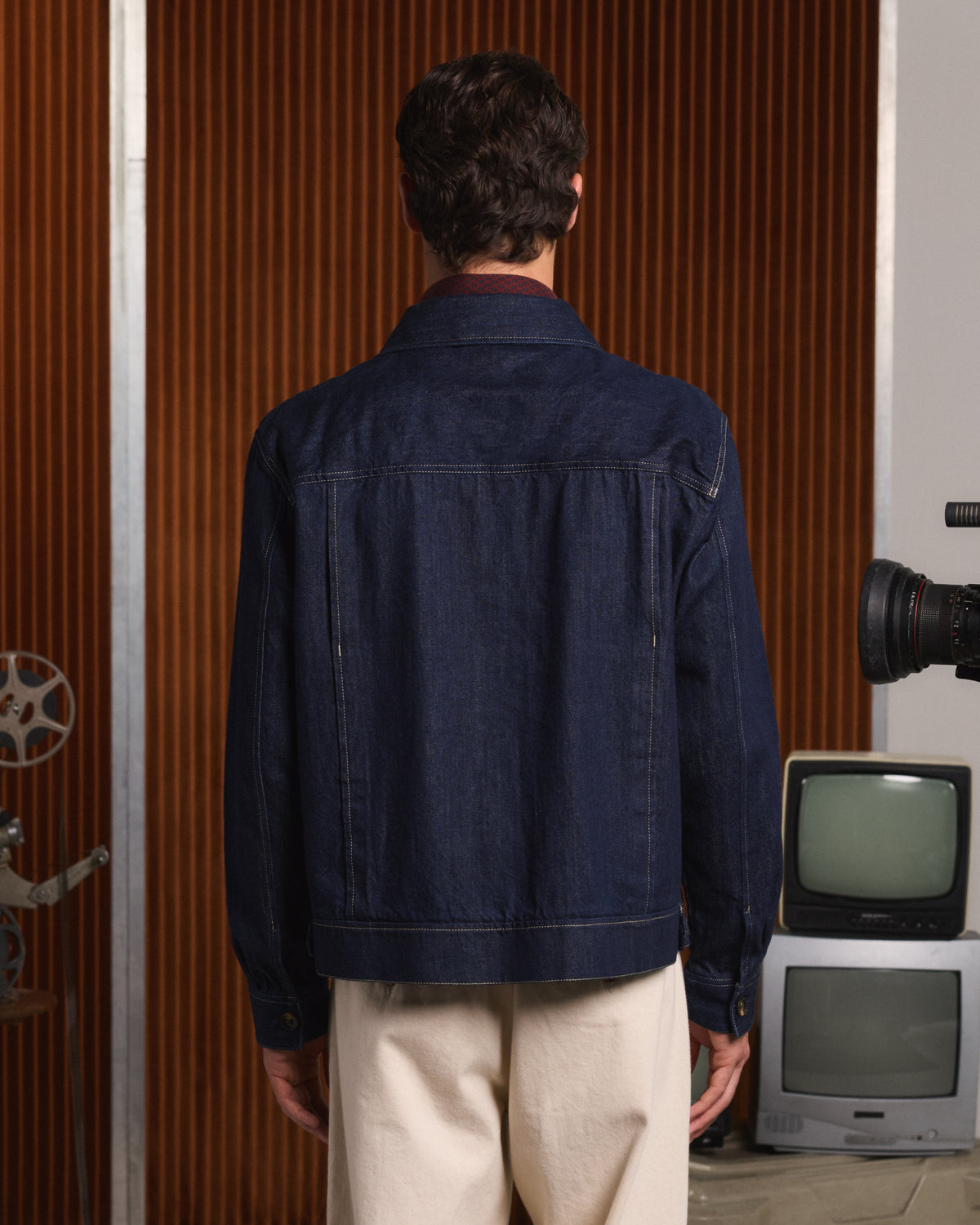 Blouson en denim italien