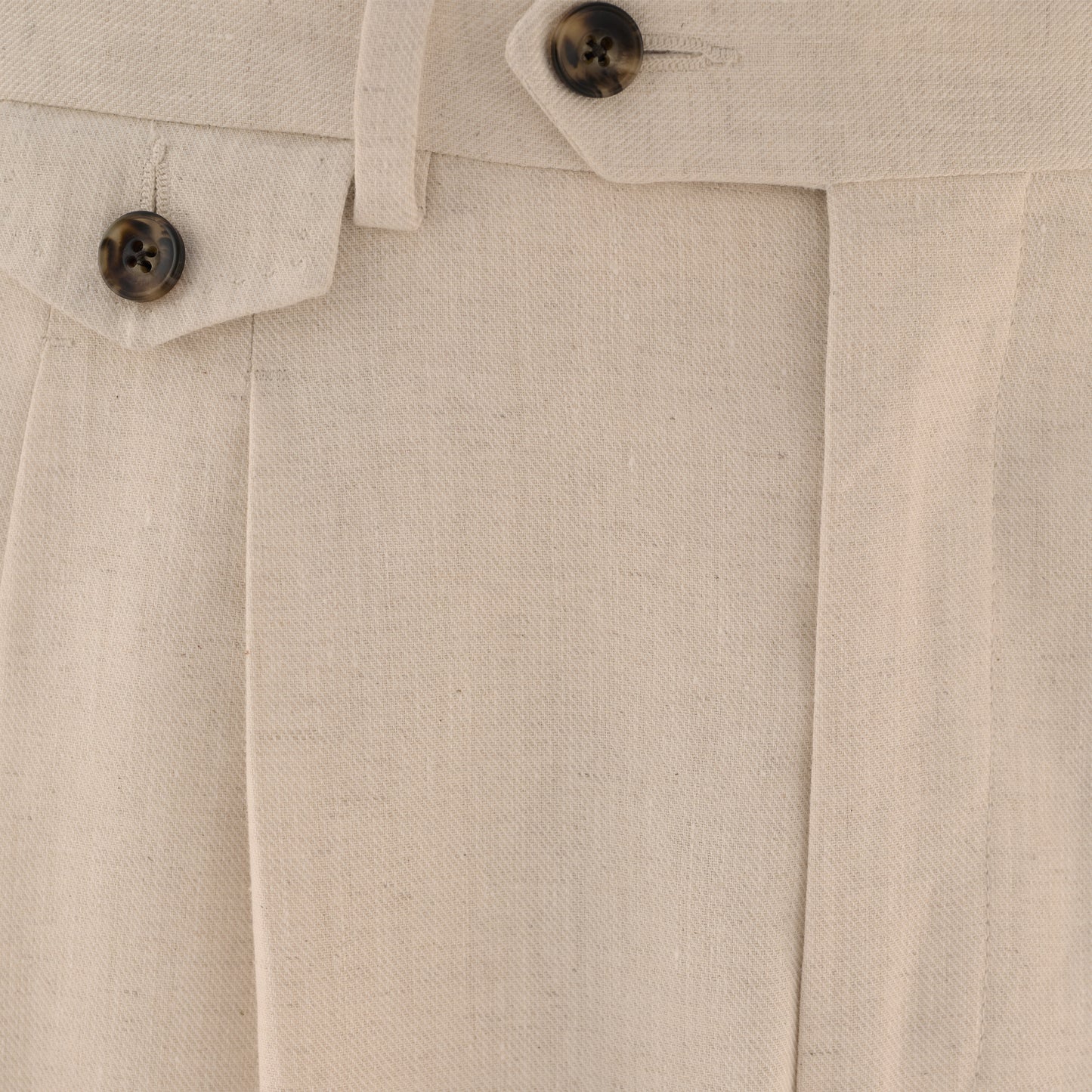 Beige hemp and organic cotton trousers