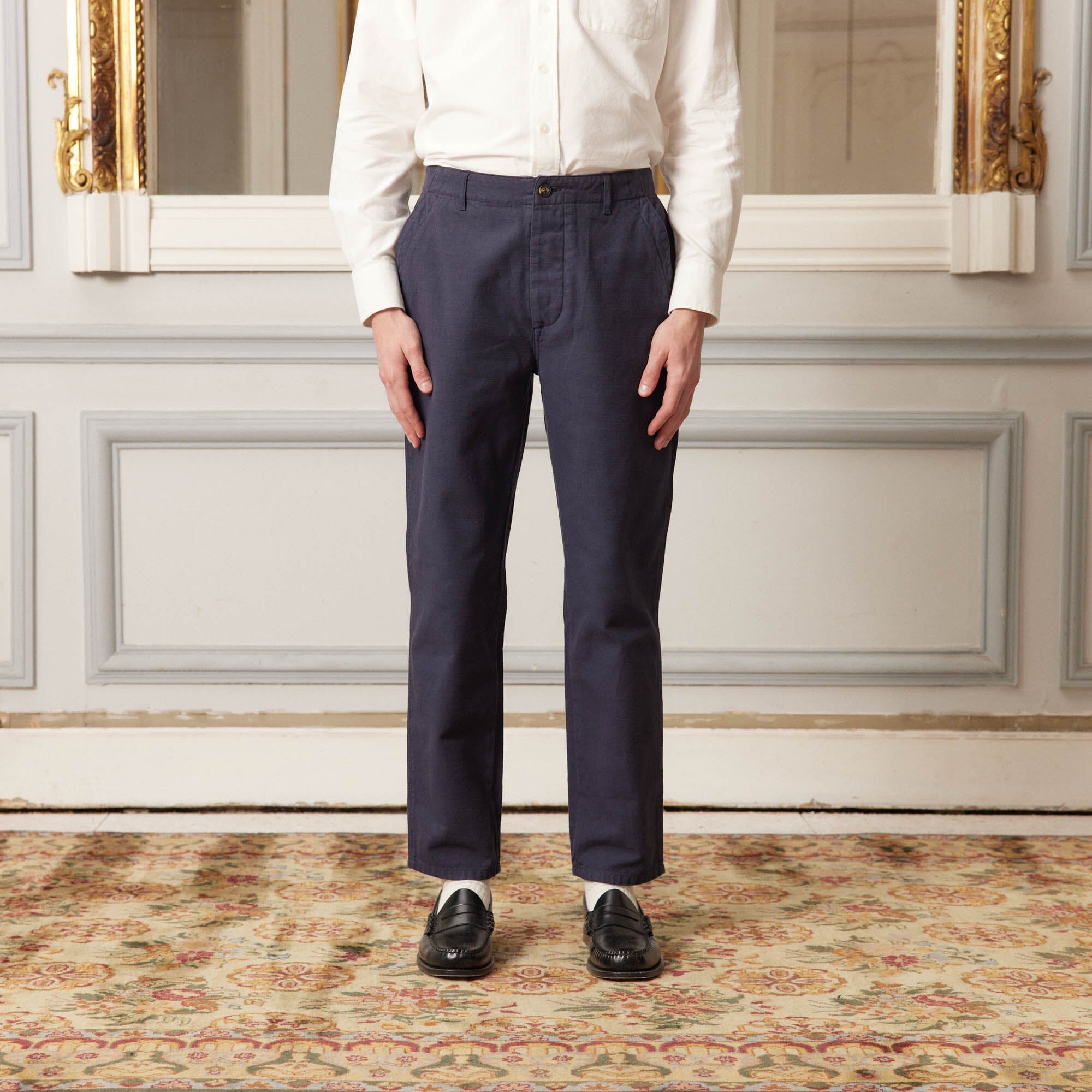 Pantalon militaire marine Hast Hast Paris