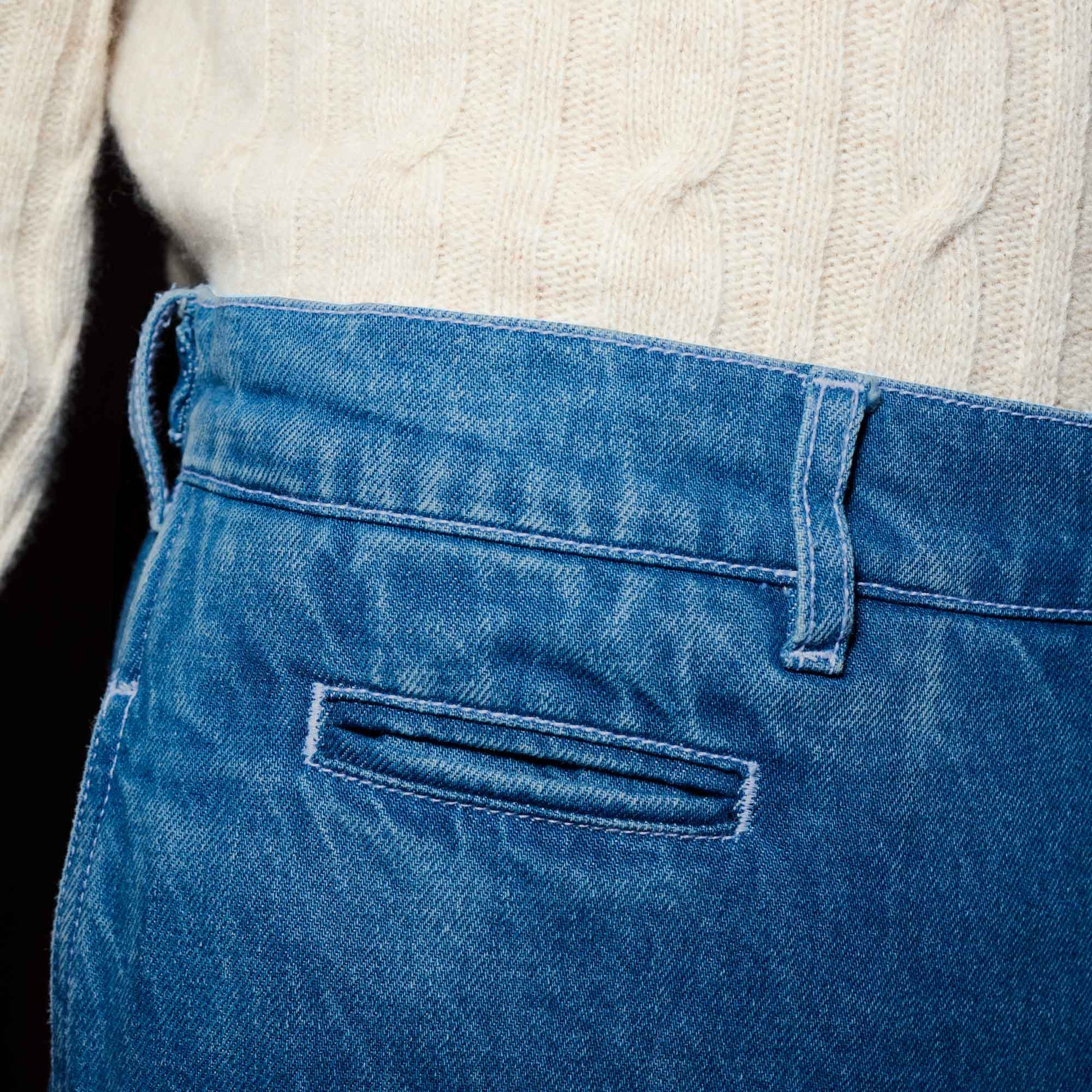 Pantalon large en denim