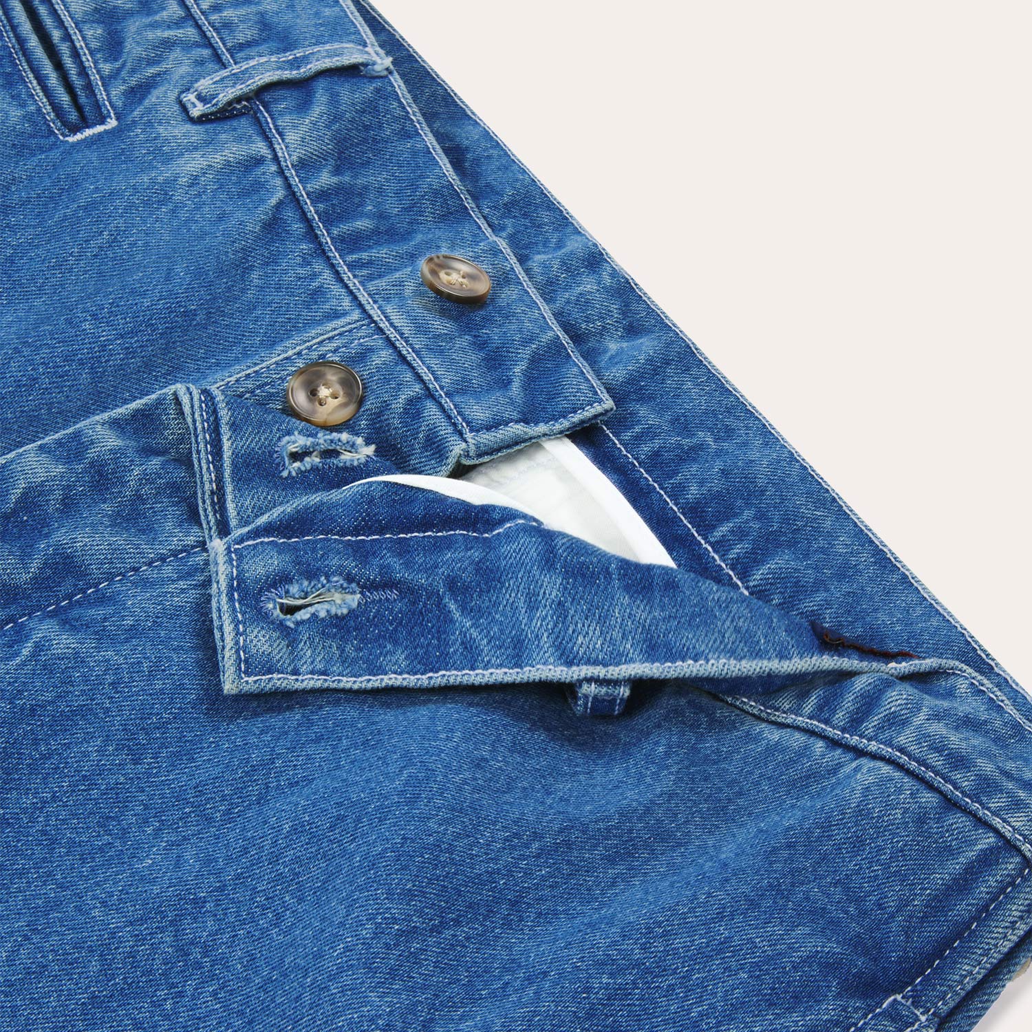 Pantalon large en denim