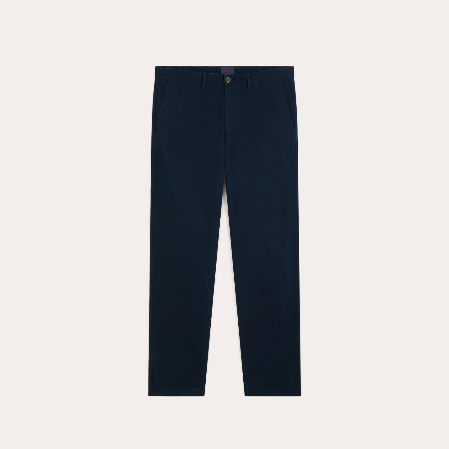 Pantalon décontracté en moleskine de coton marine