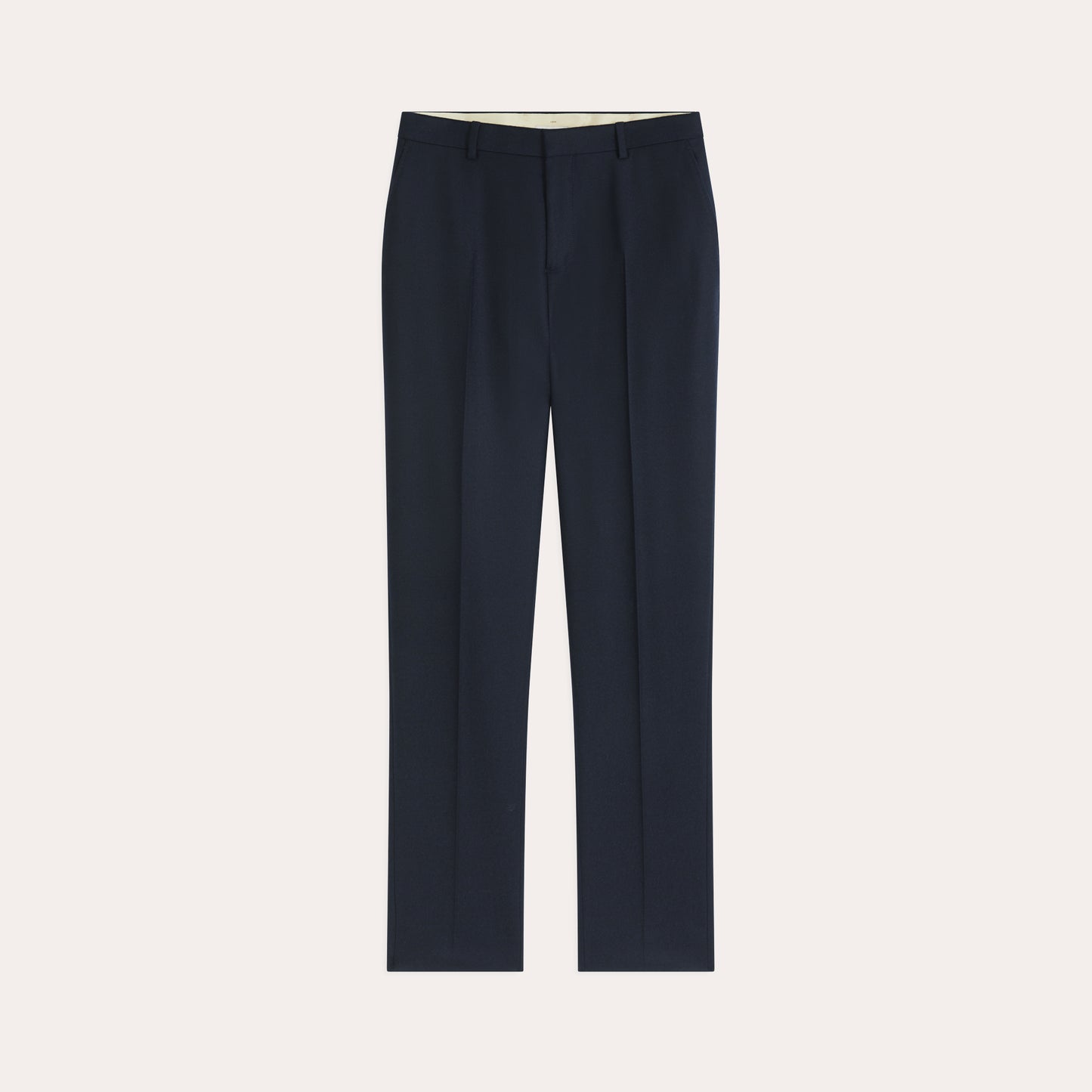 Pantalon en flanelle de laine marine