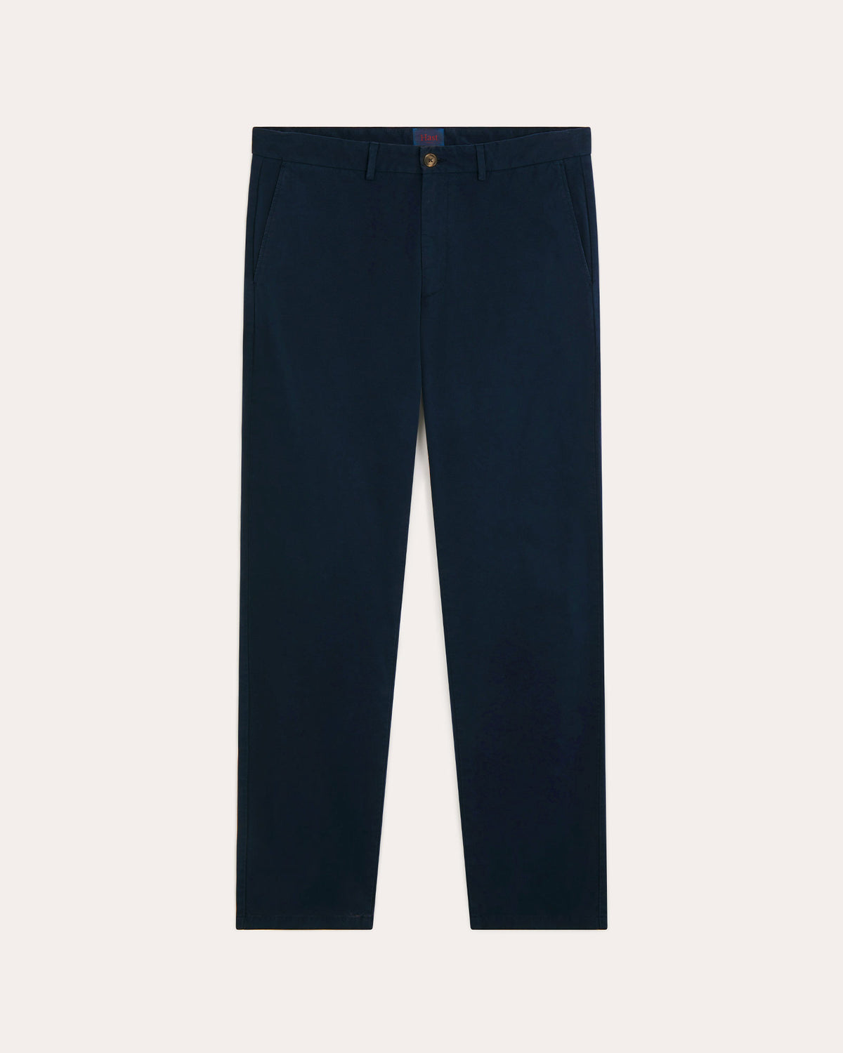 Lässige Hose aus marineblauer Baumwolle