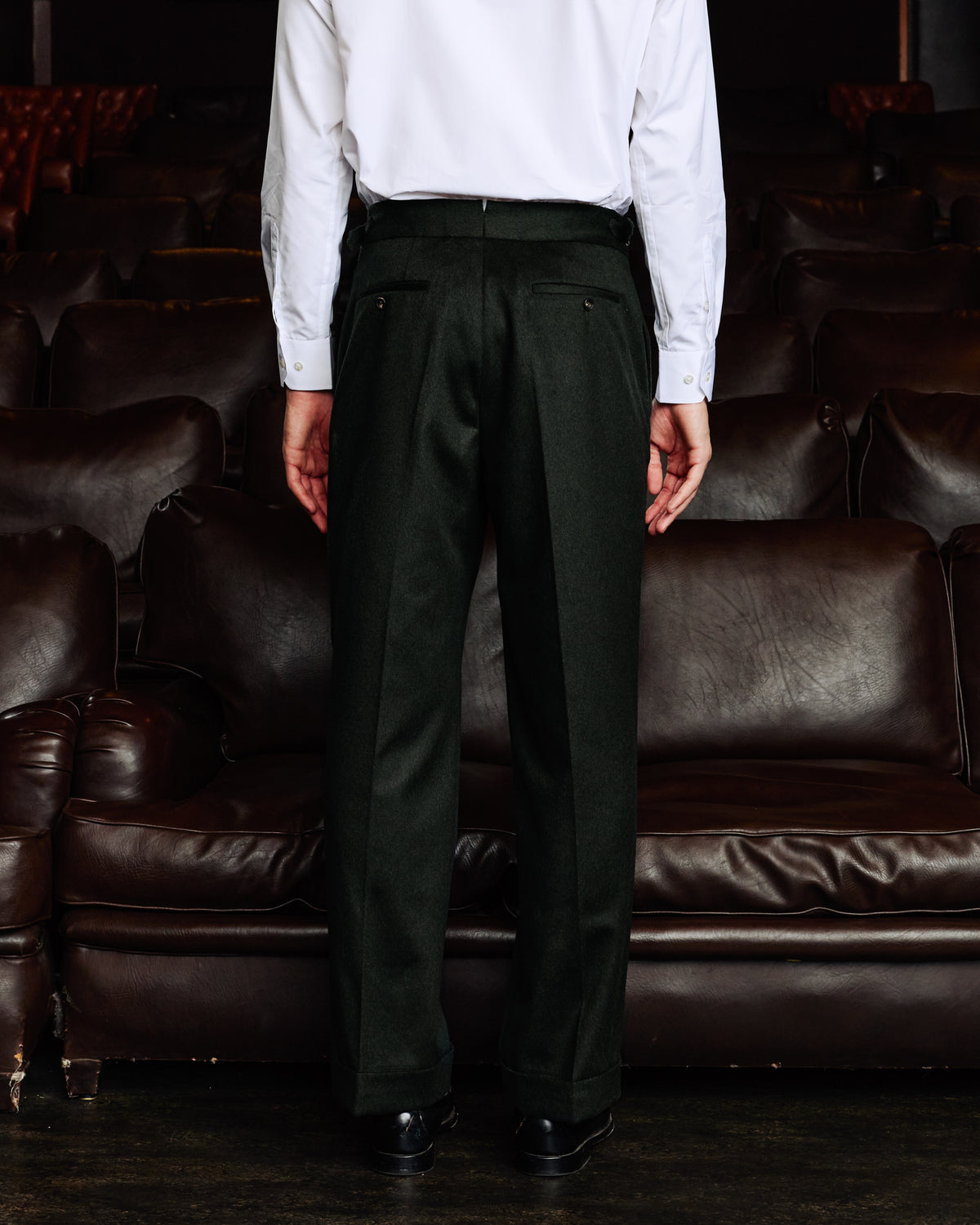 Green Loden wool suit