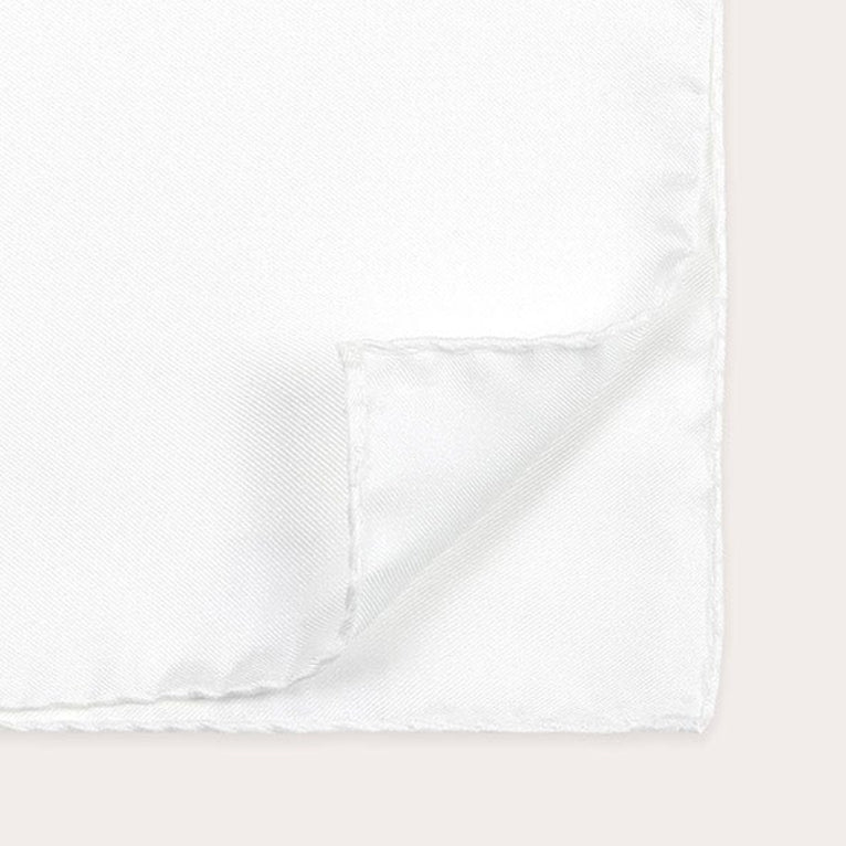 Pochette en soie écrue