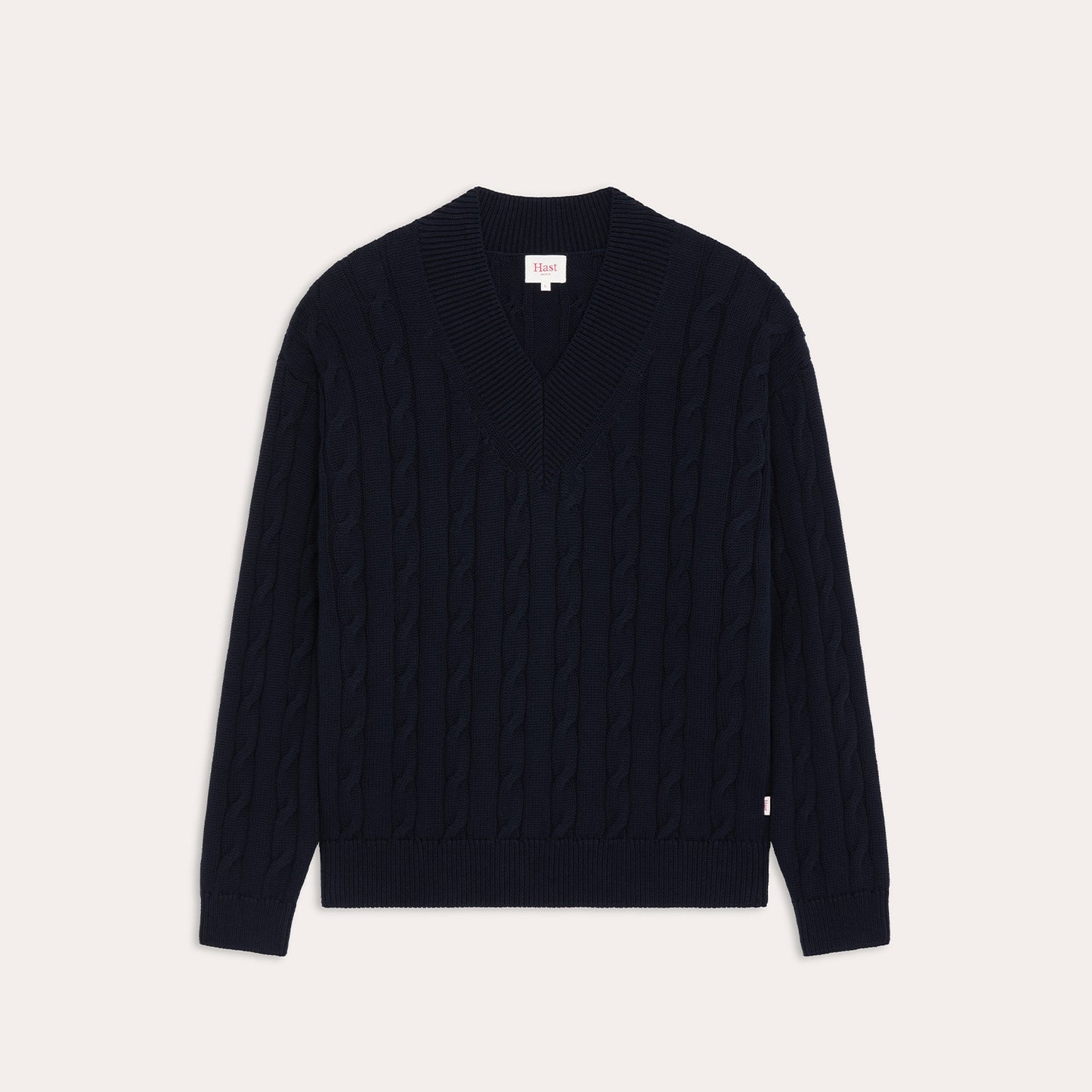 Pull en coton marine