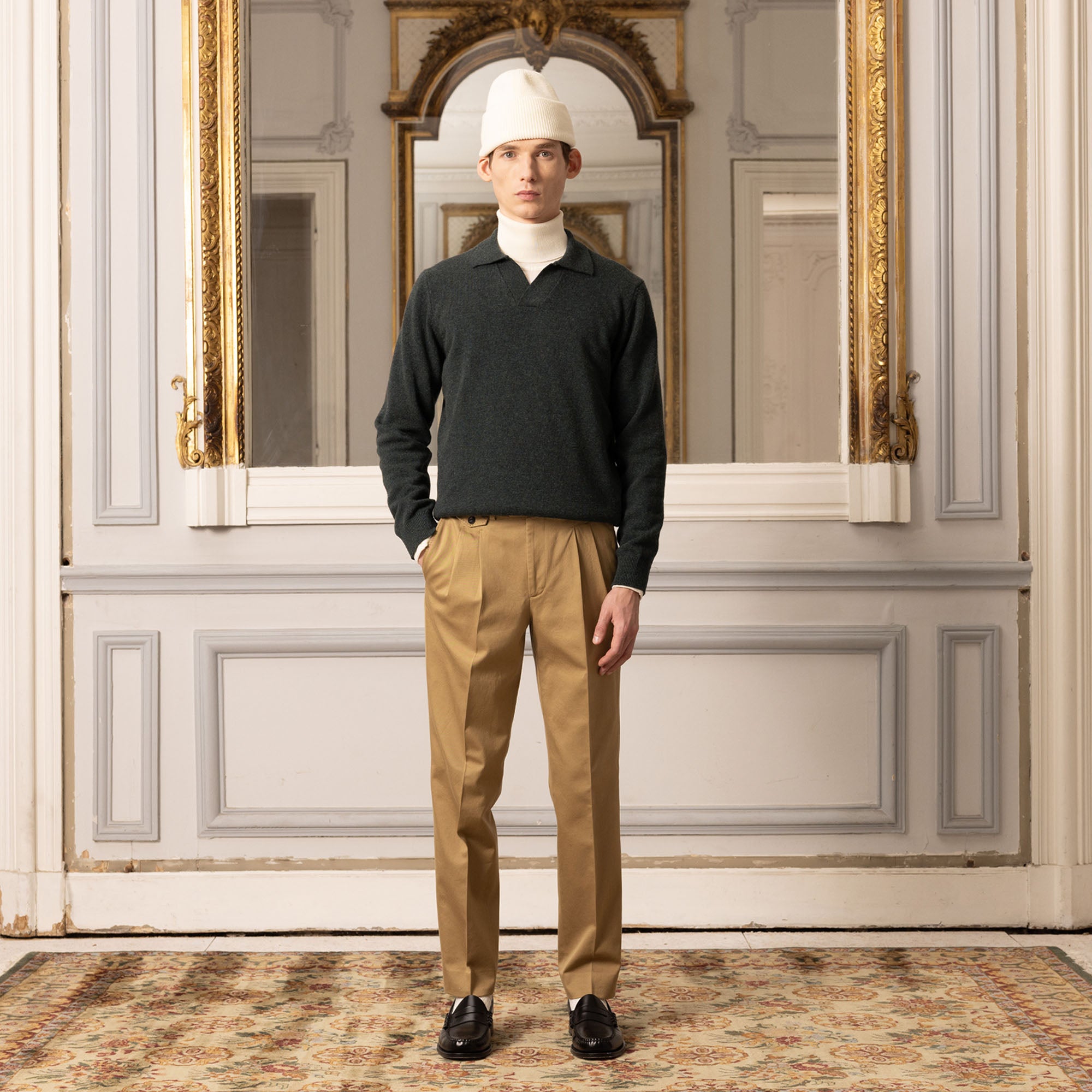 Schuray Double Weave ChinoTrousers サイズ2 Double Weave Chino