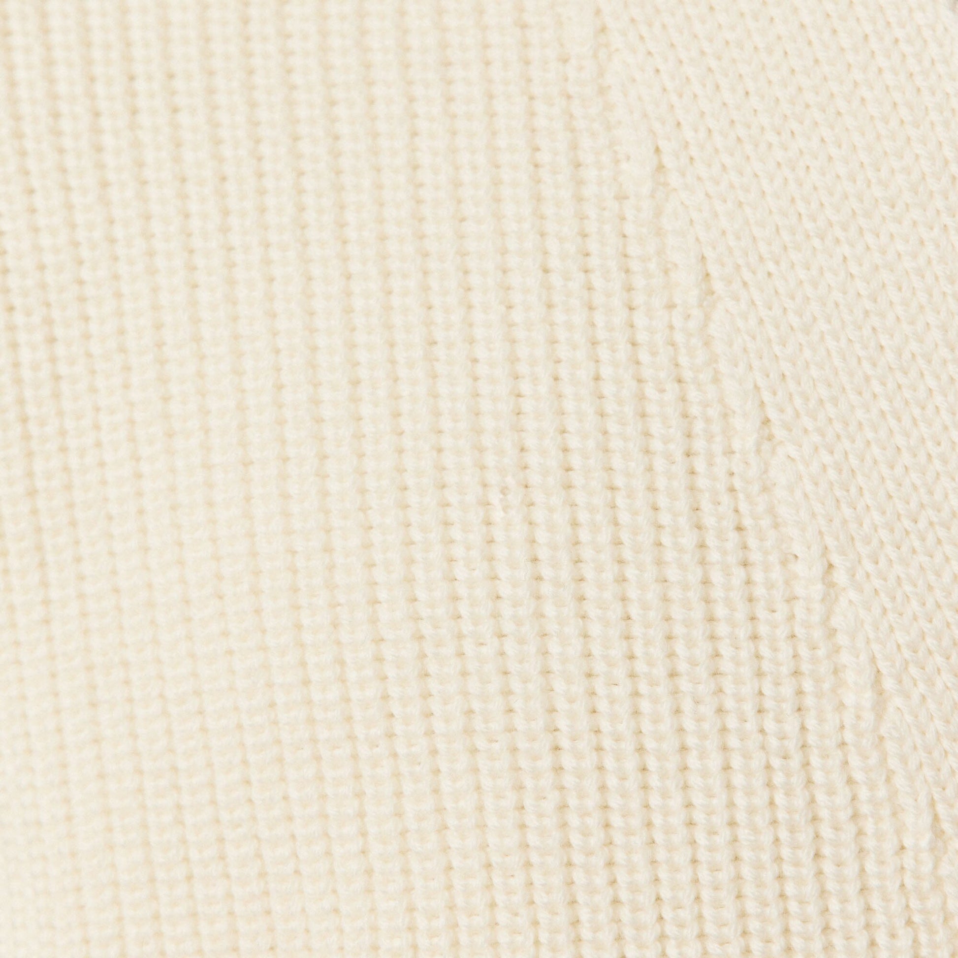 Cardigan en laine mérinos écru