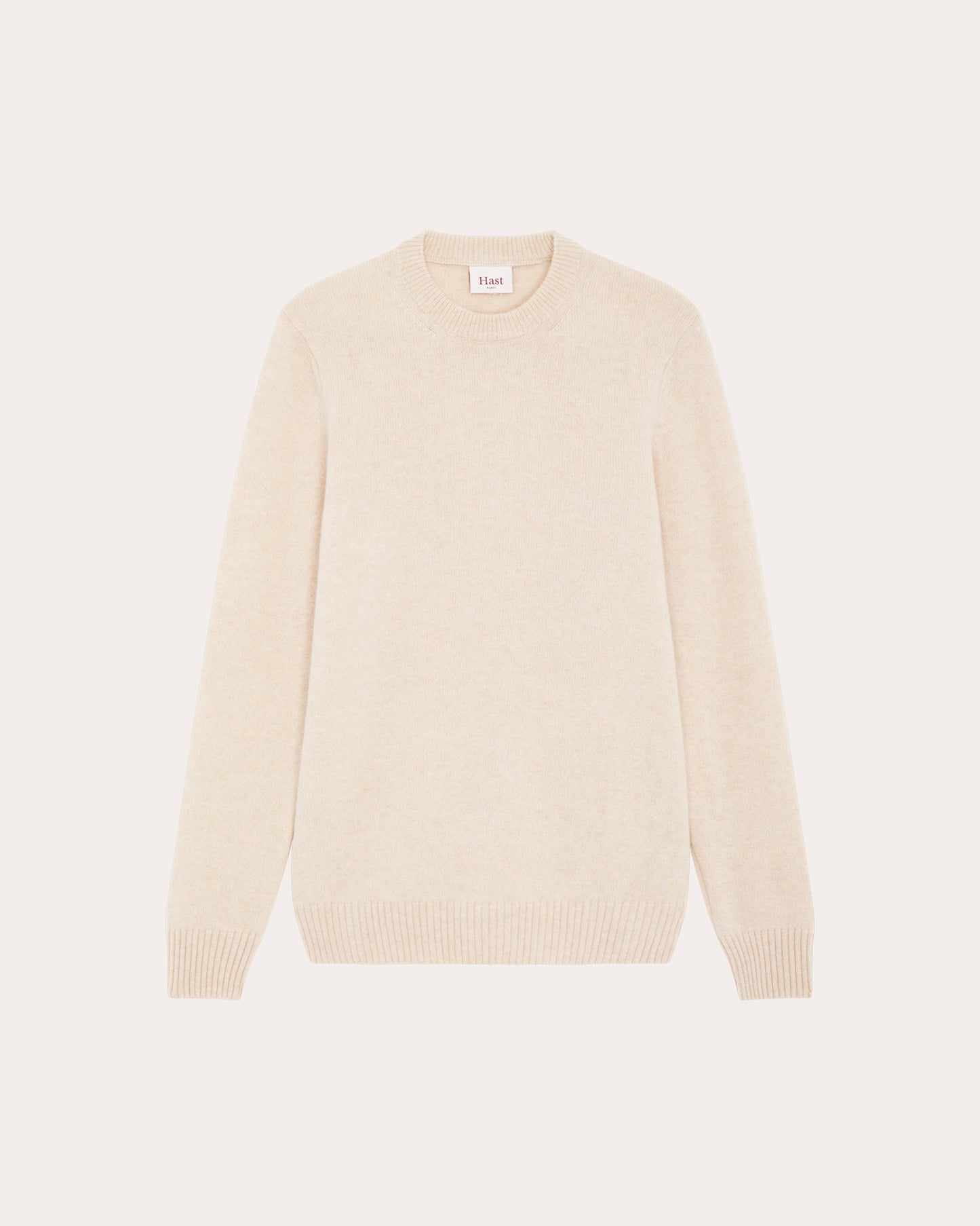 Beige merino wool jumper