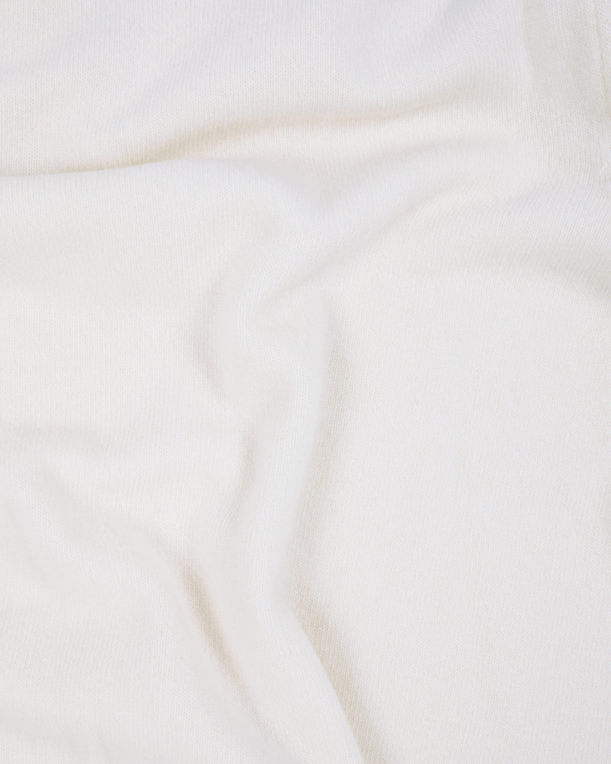 Ecru merino wool jumper with polo shirt collar