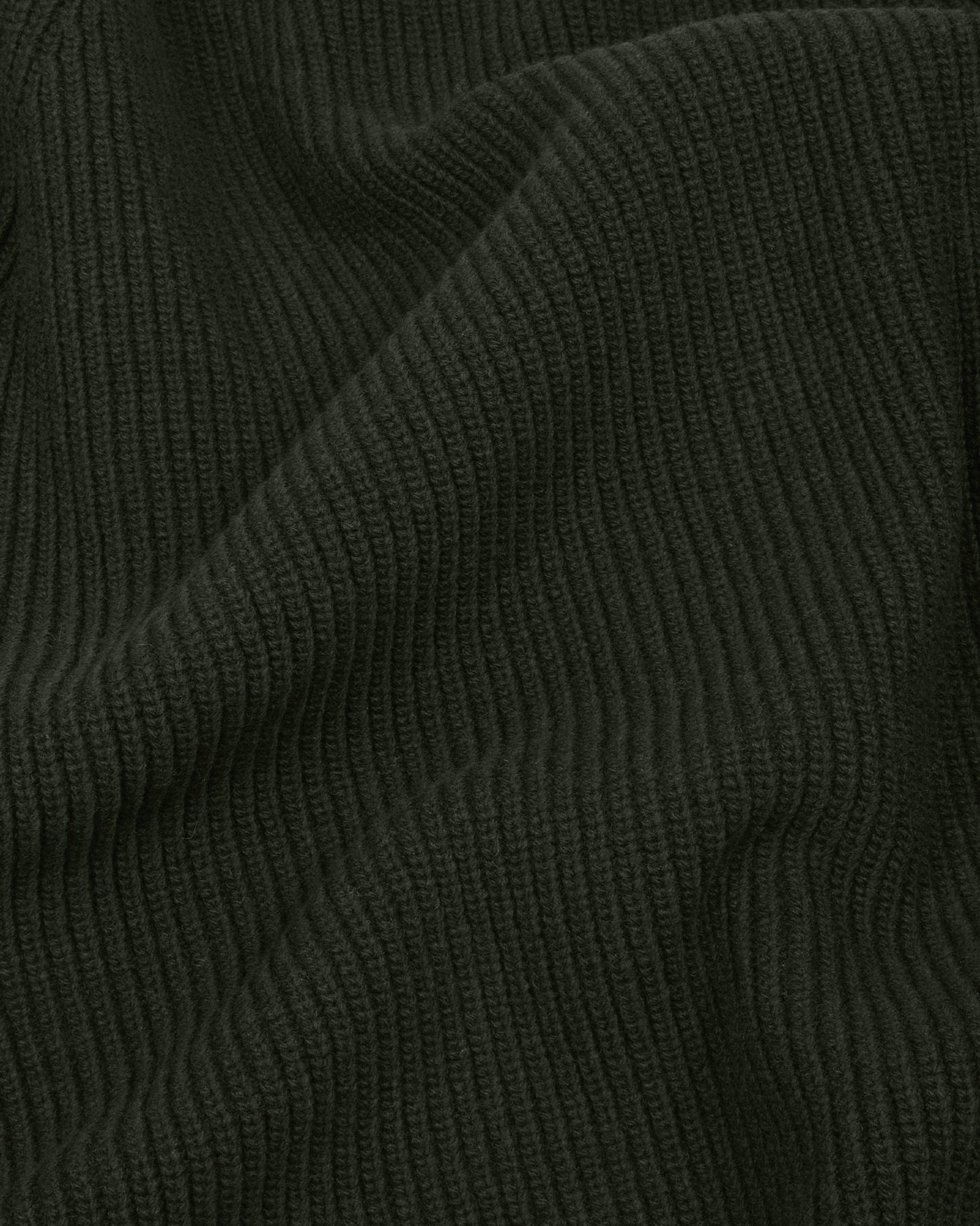 Pull col rond en laine vierge mérinos extrafine kaki