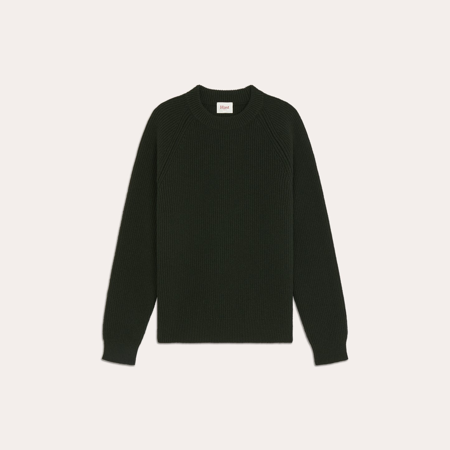 Green merino wool sweater