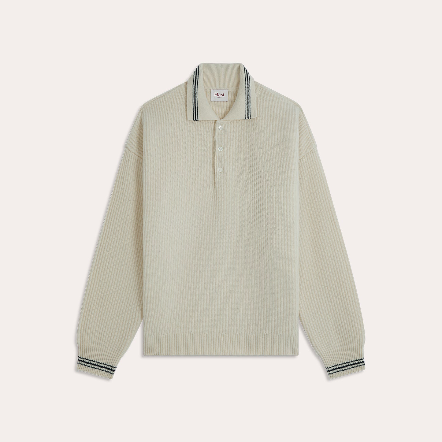 Pull en laine mérinos écru
