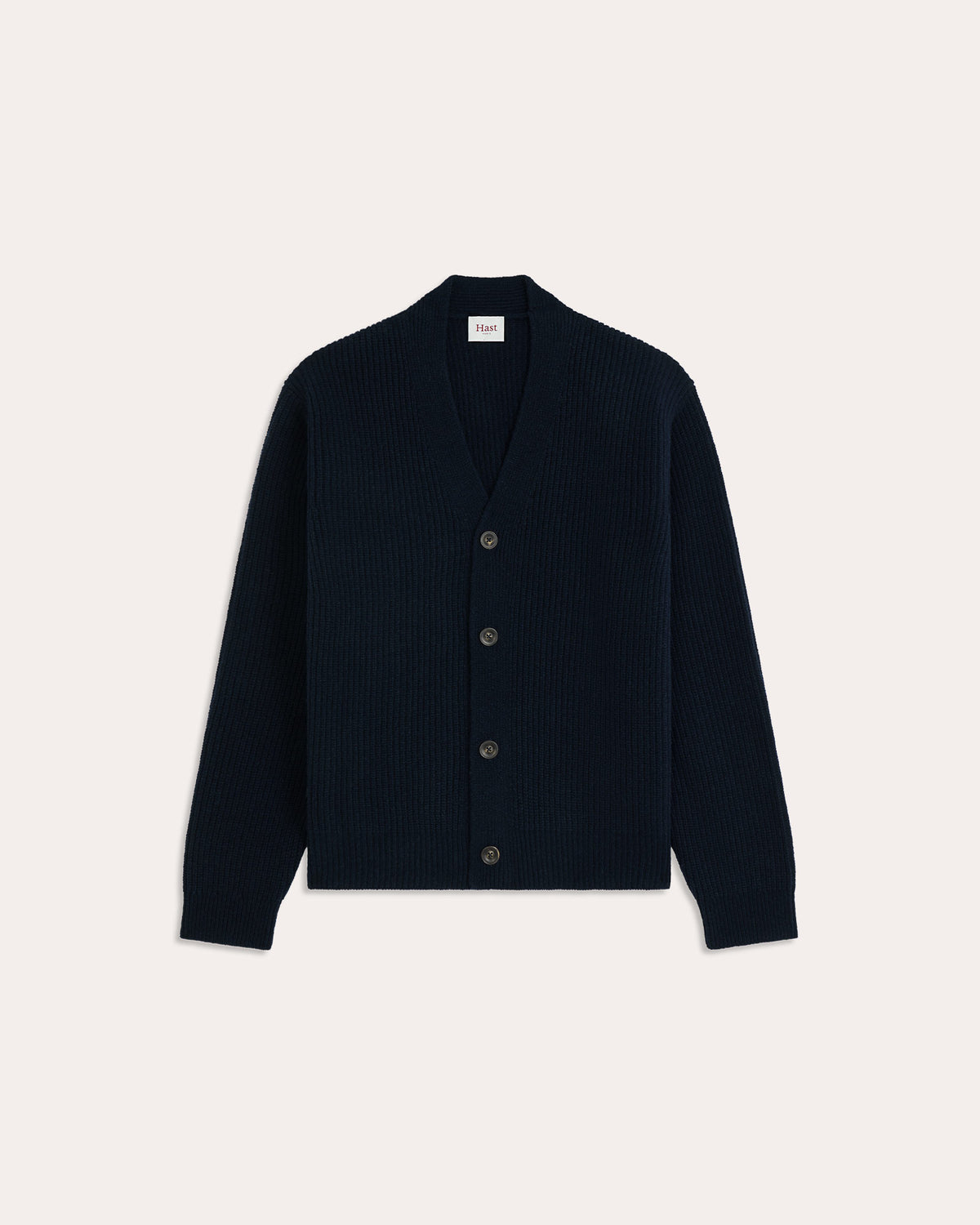 Cardigan en laine extrafine marine