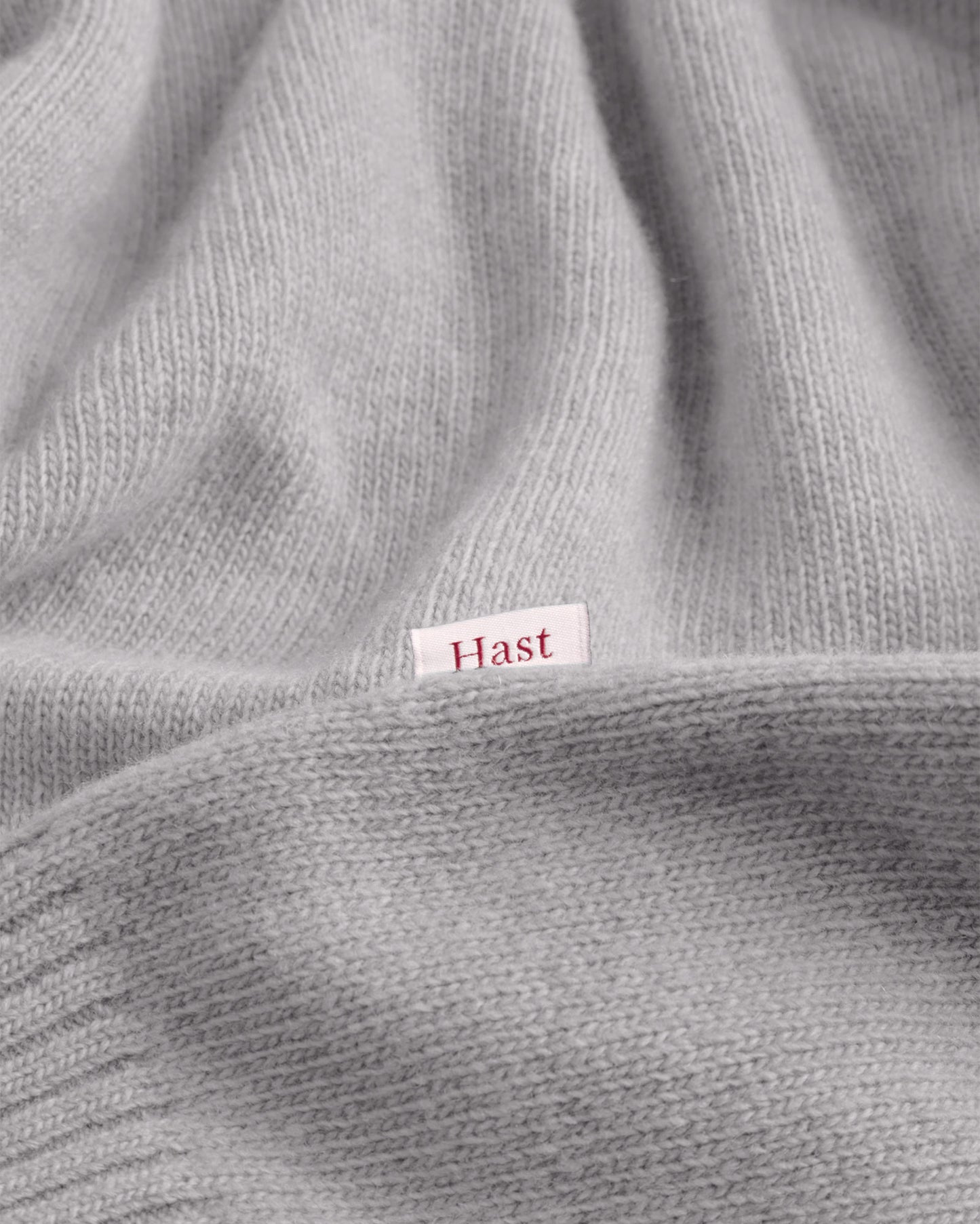 Pull col rond en laine mérinos extrafine supergeelong gris