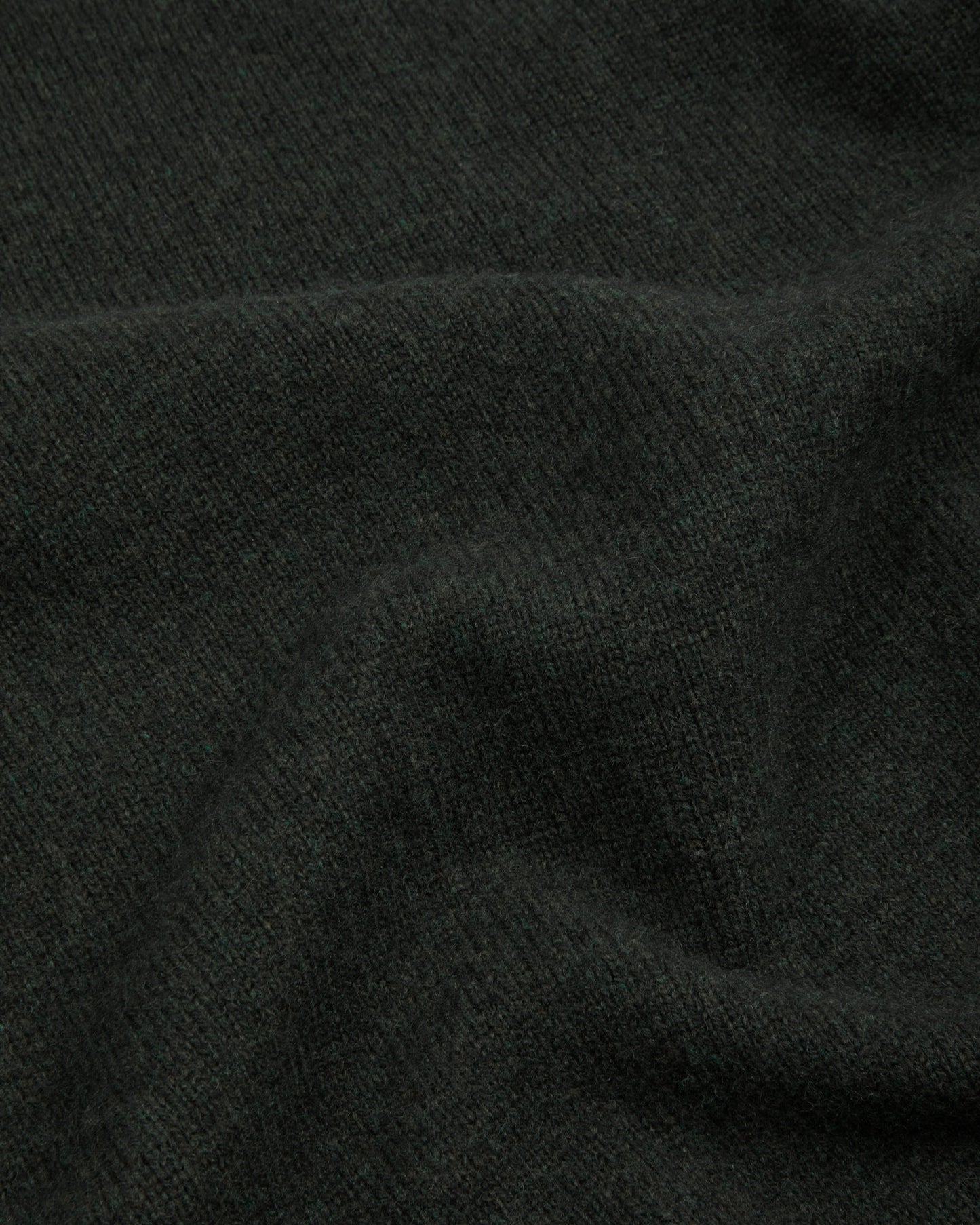 Pull col rond en laine mérinos supergeelong vert