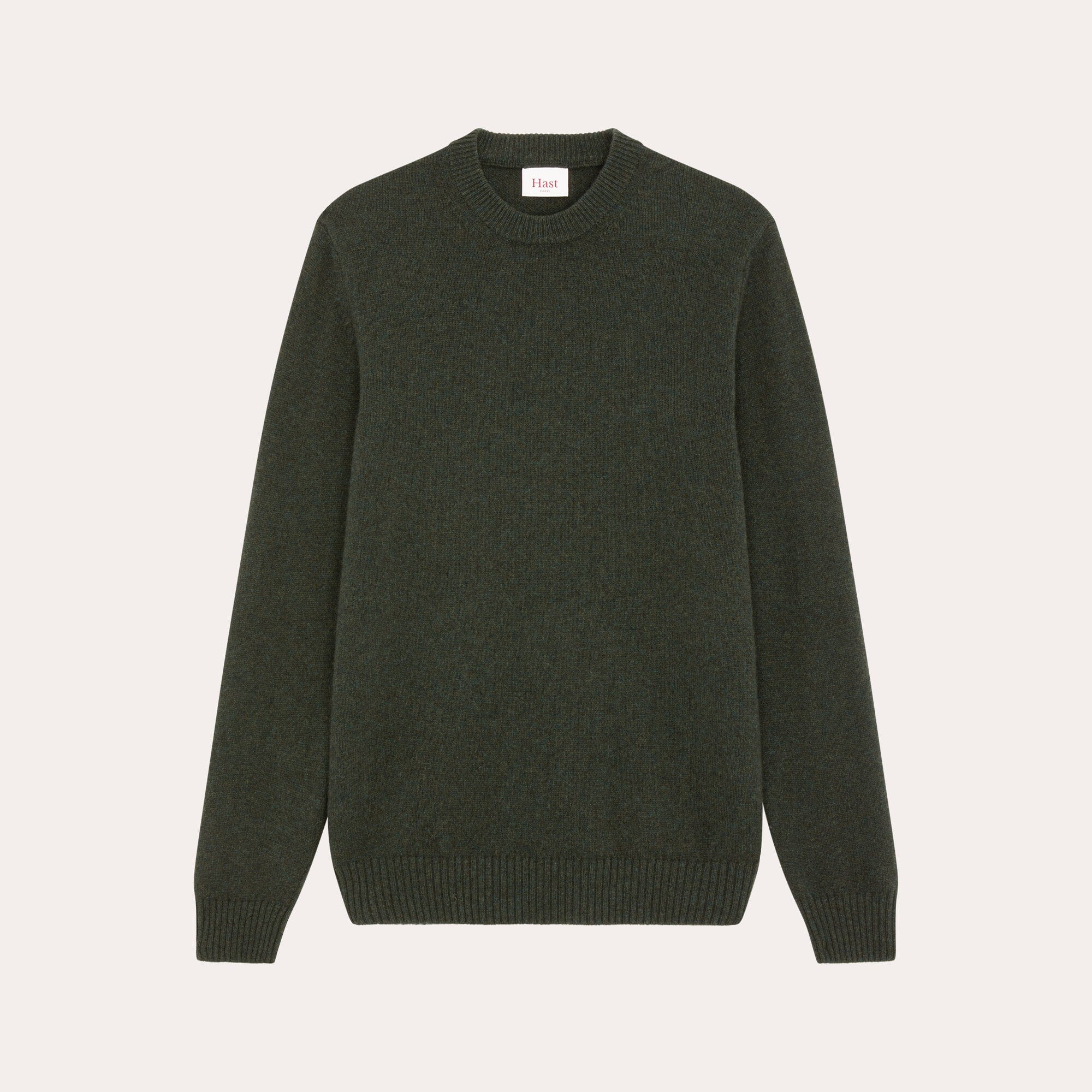 Green merino wool sweater Hast Paris
