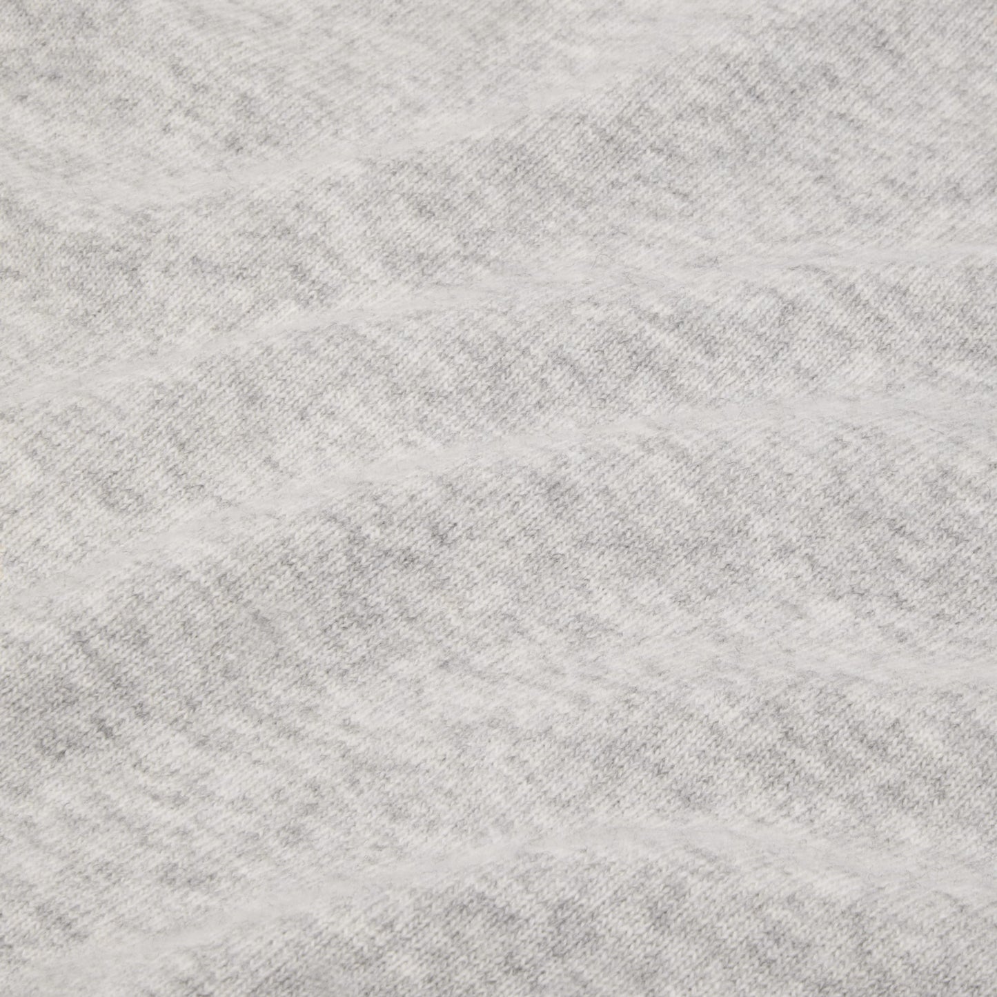 Pull à col polo en laine mérinos gris chiné