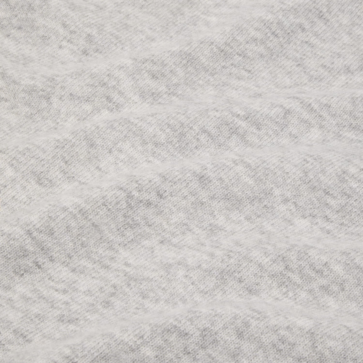 Pull à col polo en laine mérinos gris chiné